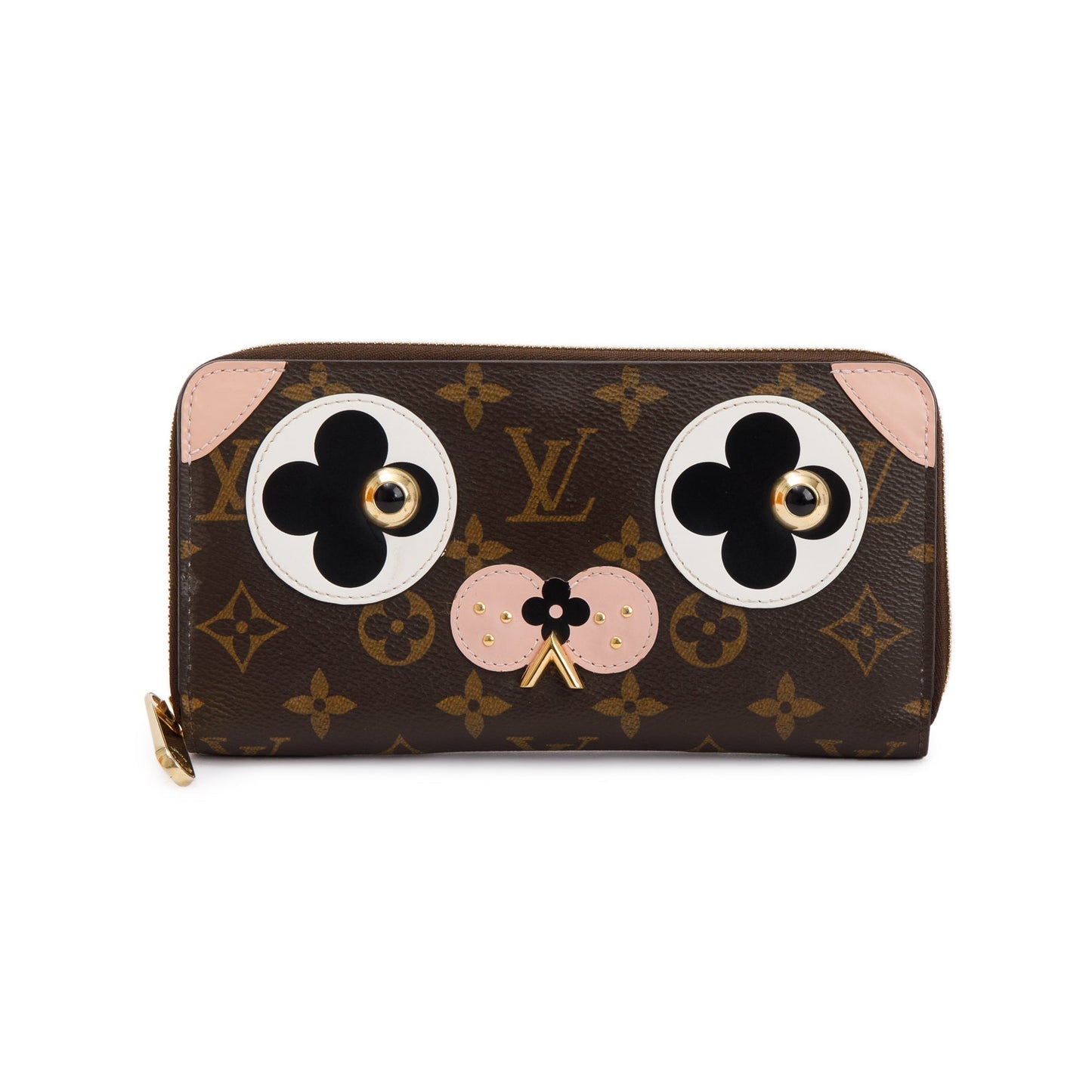 Louis Vuitton Monogram Valentine Dog Zippy Wallet