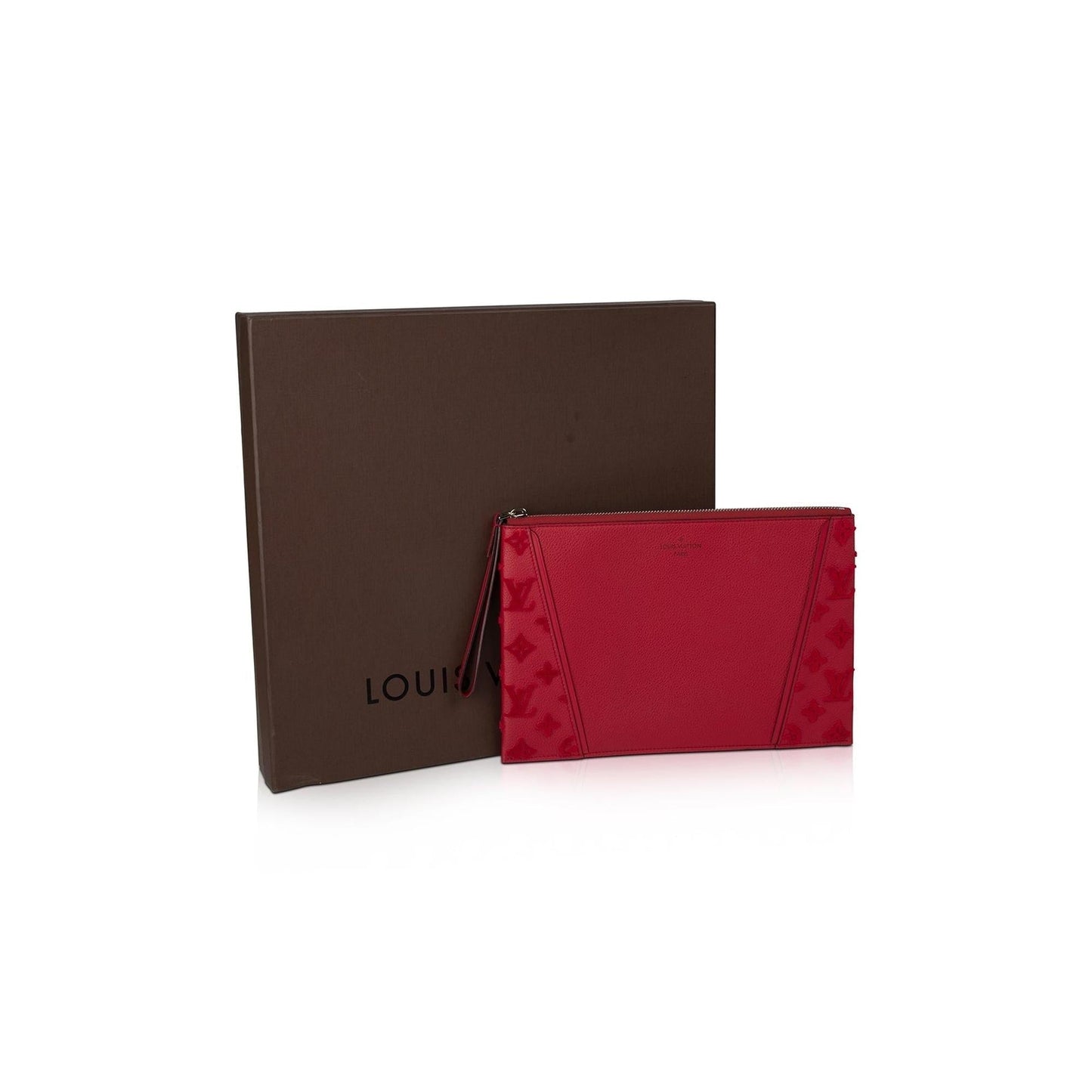 Louis Vuitton Monogram Veau Cachemire W Pochette Wristlet