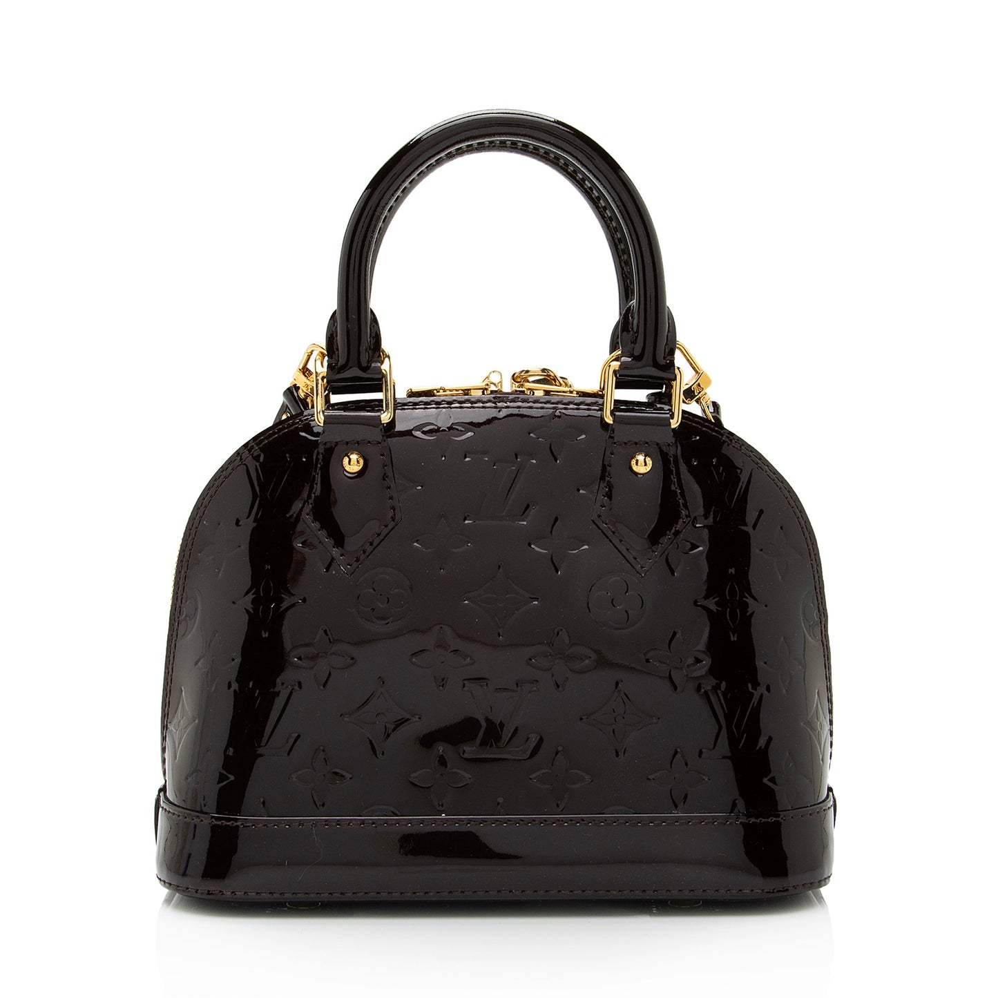 Louis Vuitton Monogram Vernis Alma BB Satchel (SHF-nXDD7c)