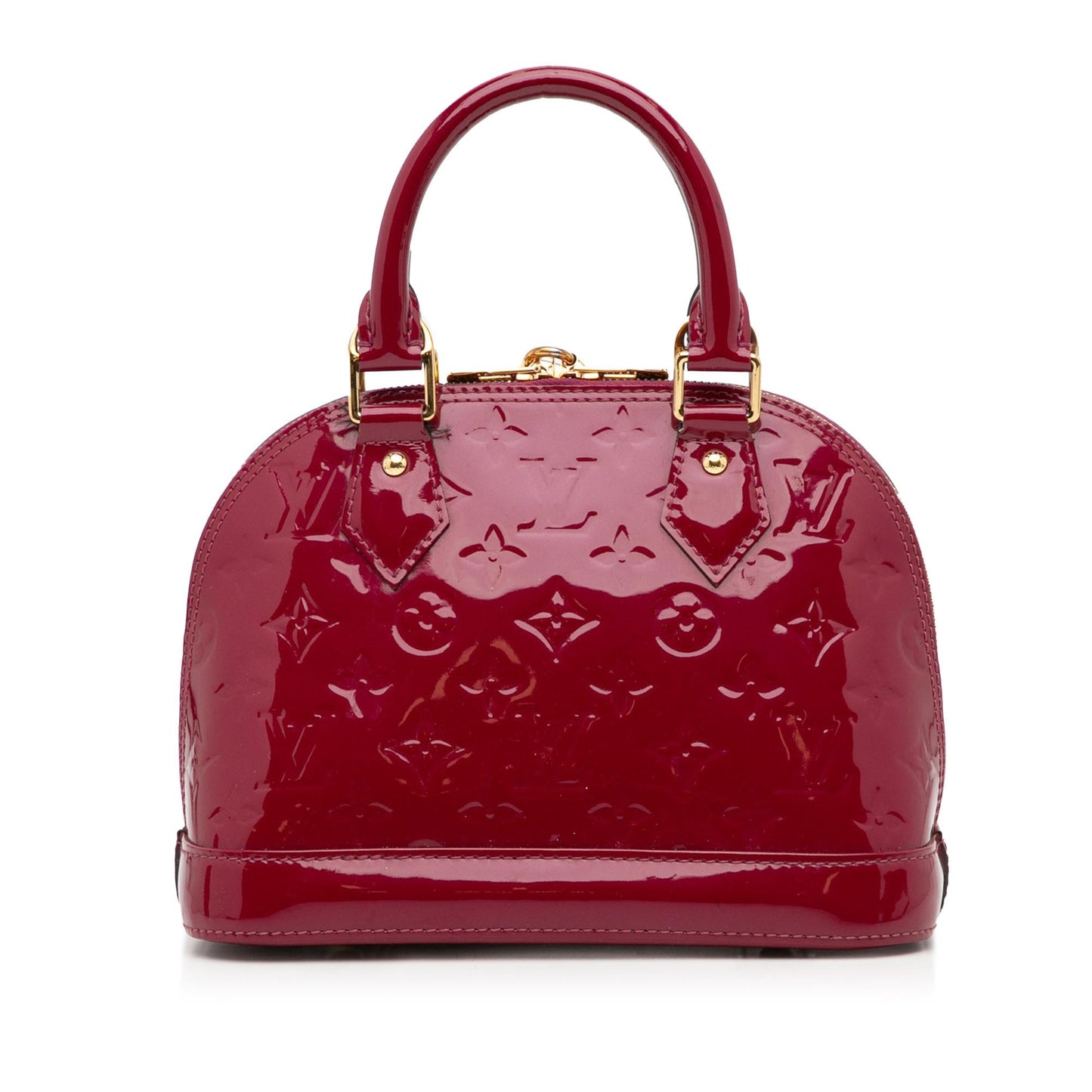 Louis Vuitton Monogram Vernis Alma BB (SHG-Mystay)