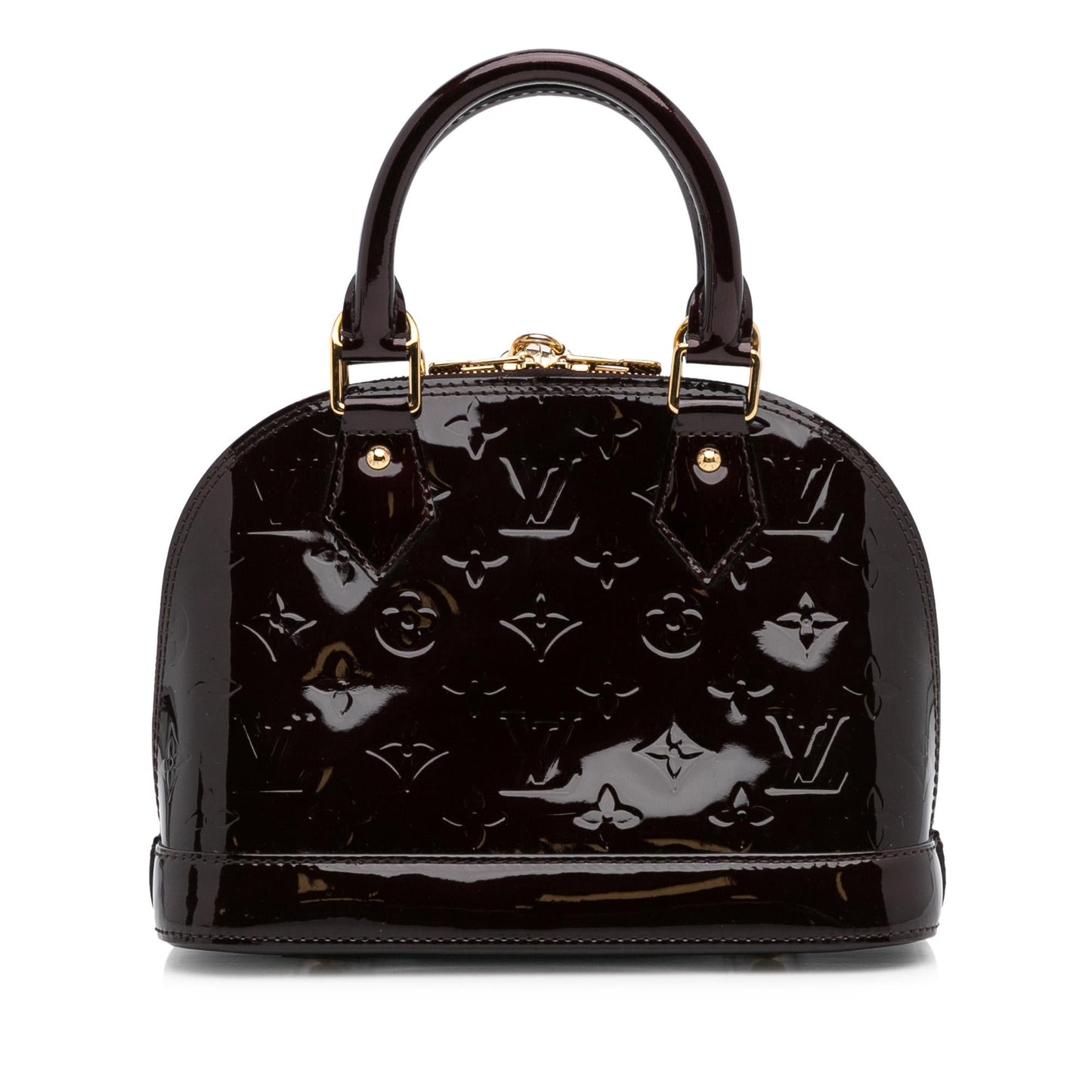 Louis Vuitton Monogram Vernis Alma BB (SHG-PvmuQo)