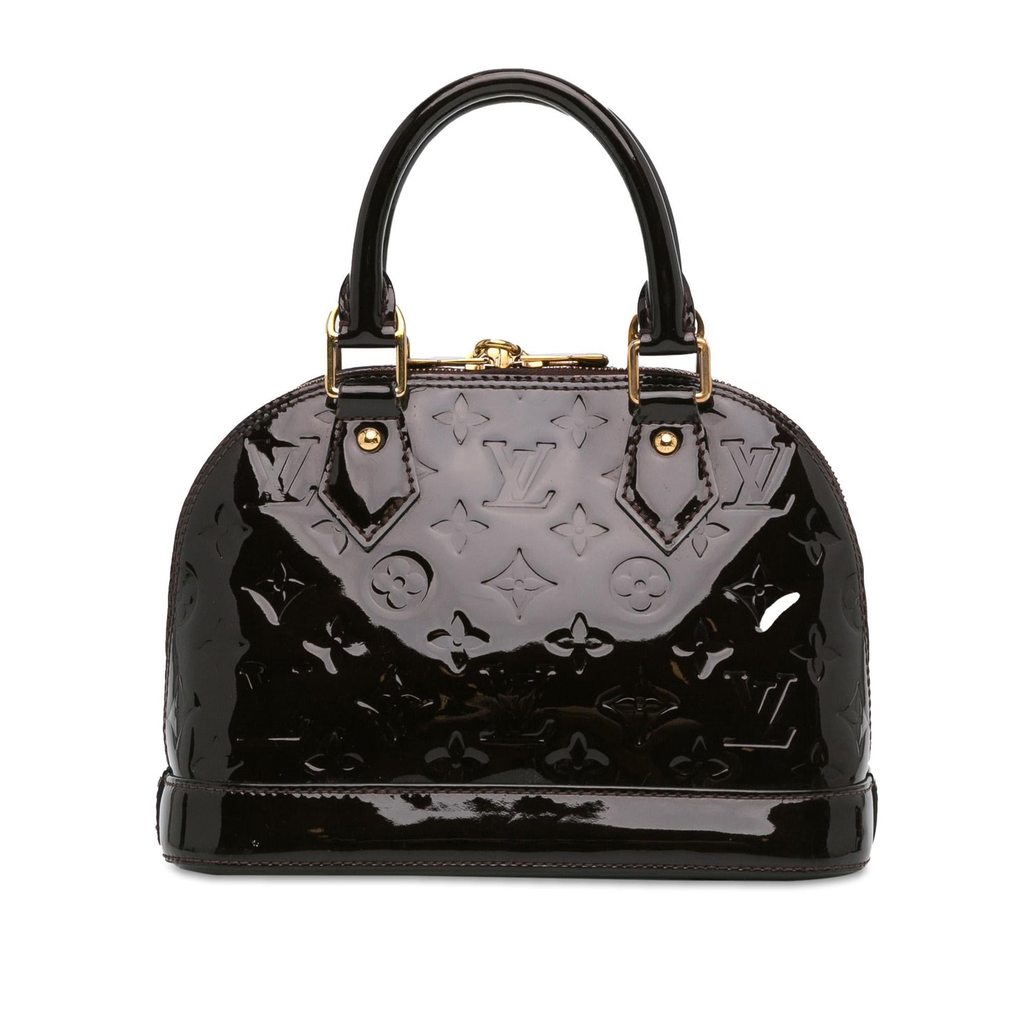 Louis Vuitton Monogram Vernis Alma BB (SHG-0xIoL6)