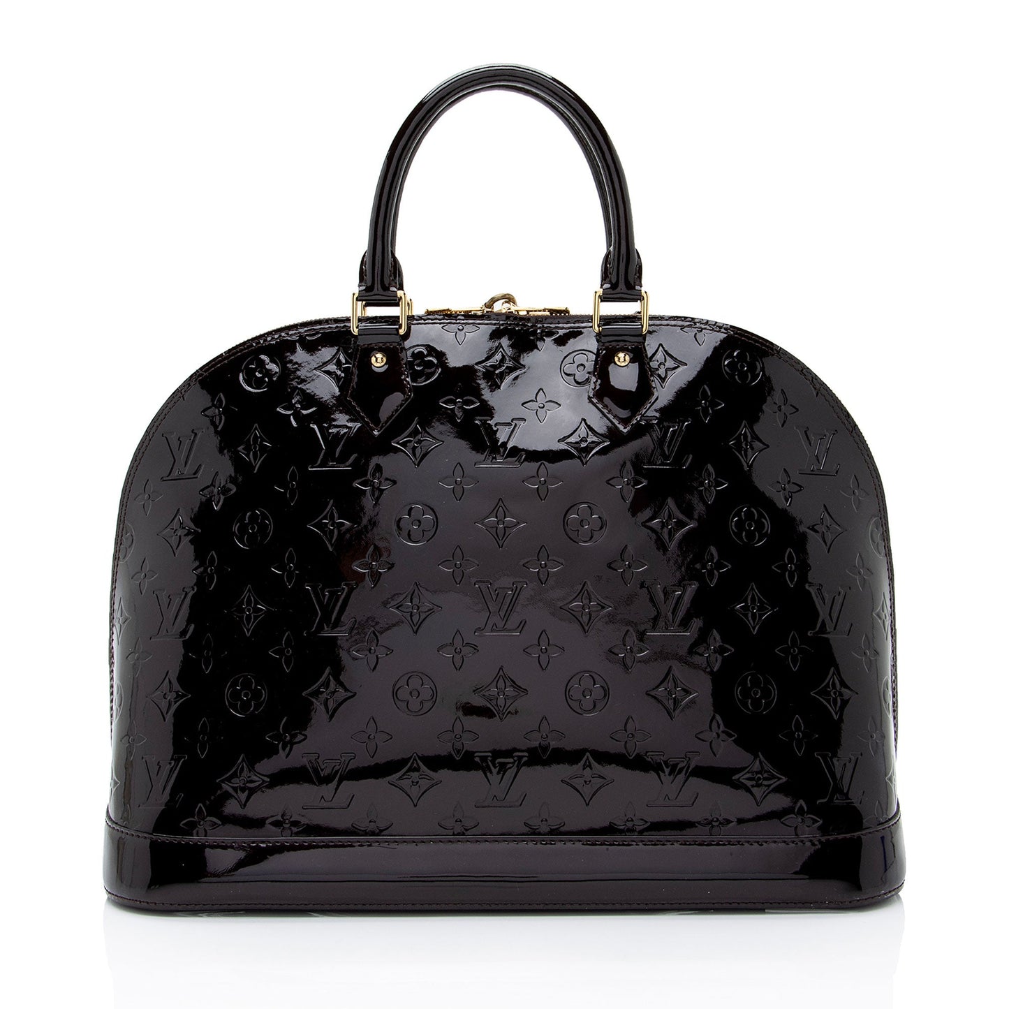 Louis Vuitton Monogram Vernis Alma GM Satchel (SHF-NbLRlp)