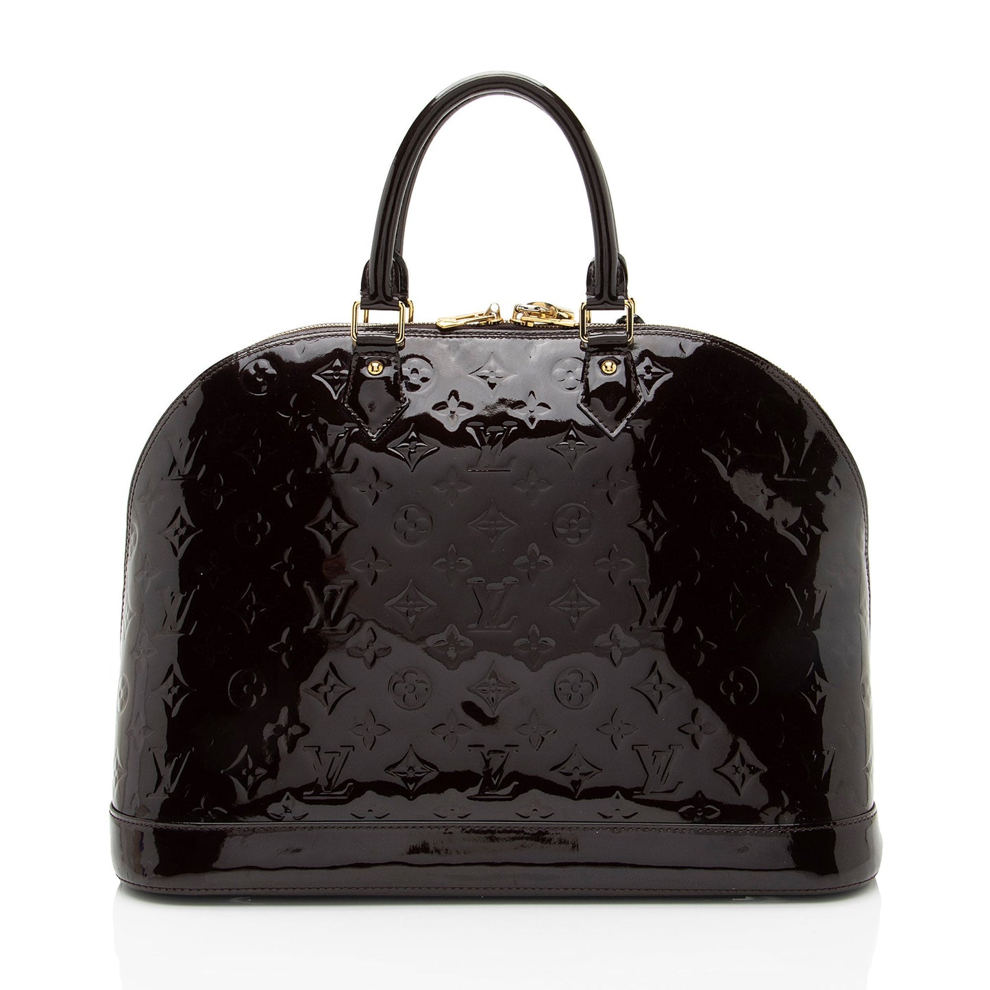 Louis Vuitton Monogram Vernis Alma GM Satchel (SHF-K55Nxm)