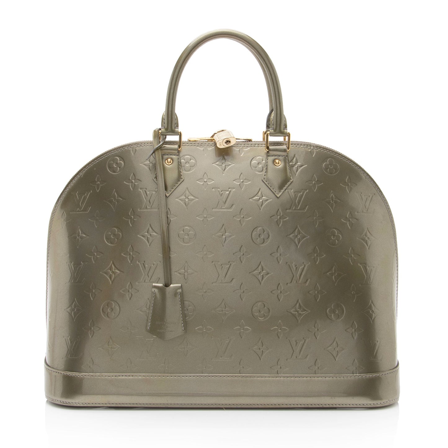Louis Vuitton Monogram Vernis Alma GM Satchel (SHF-223b8Z)