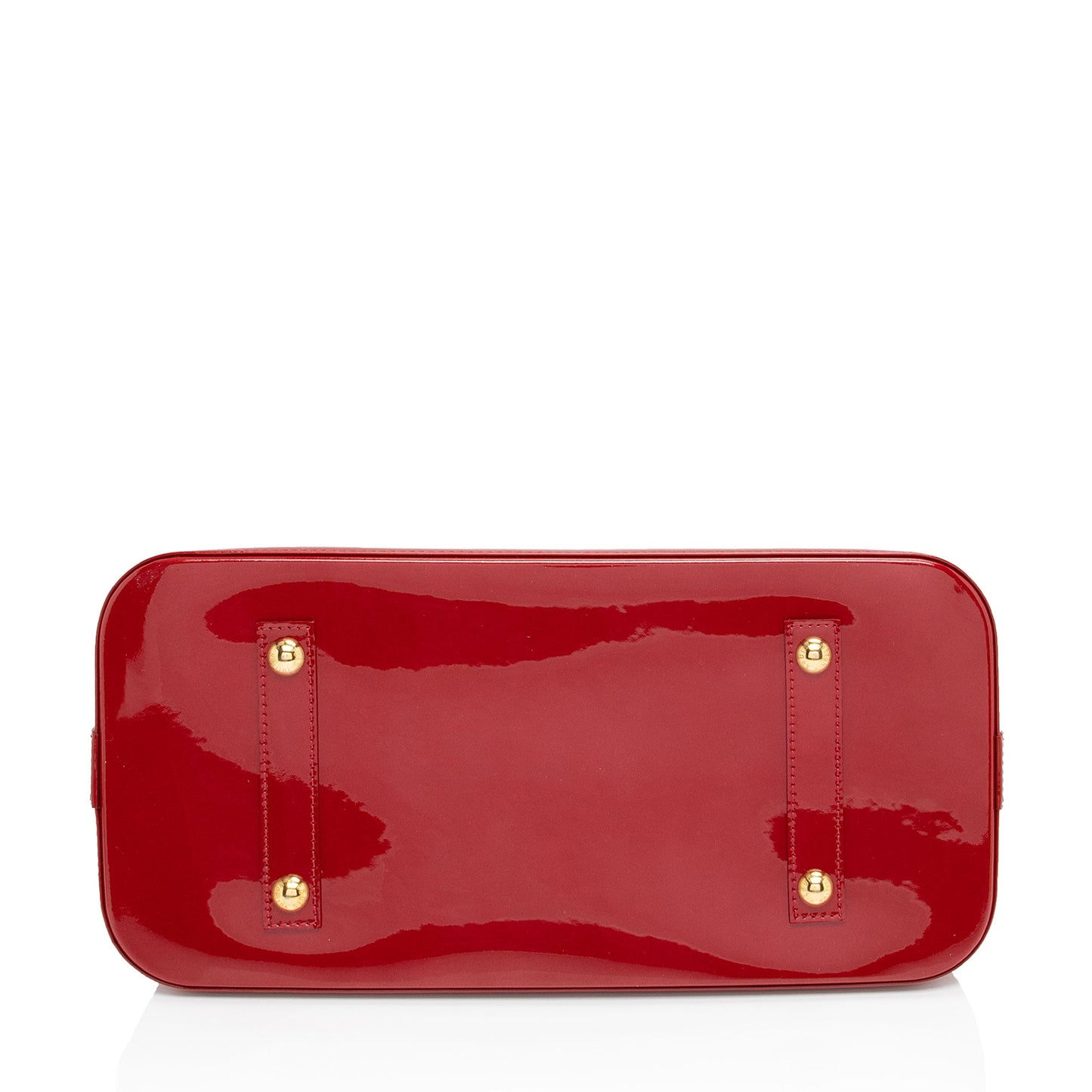 Louis Vuitton Monogram Vernis Alma GM Satchel (SHF-qWt83h)