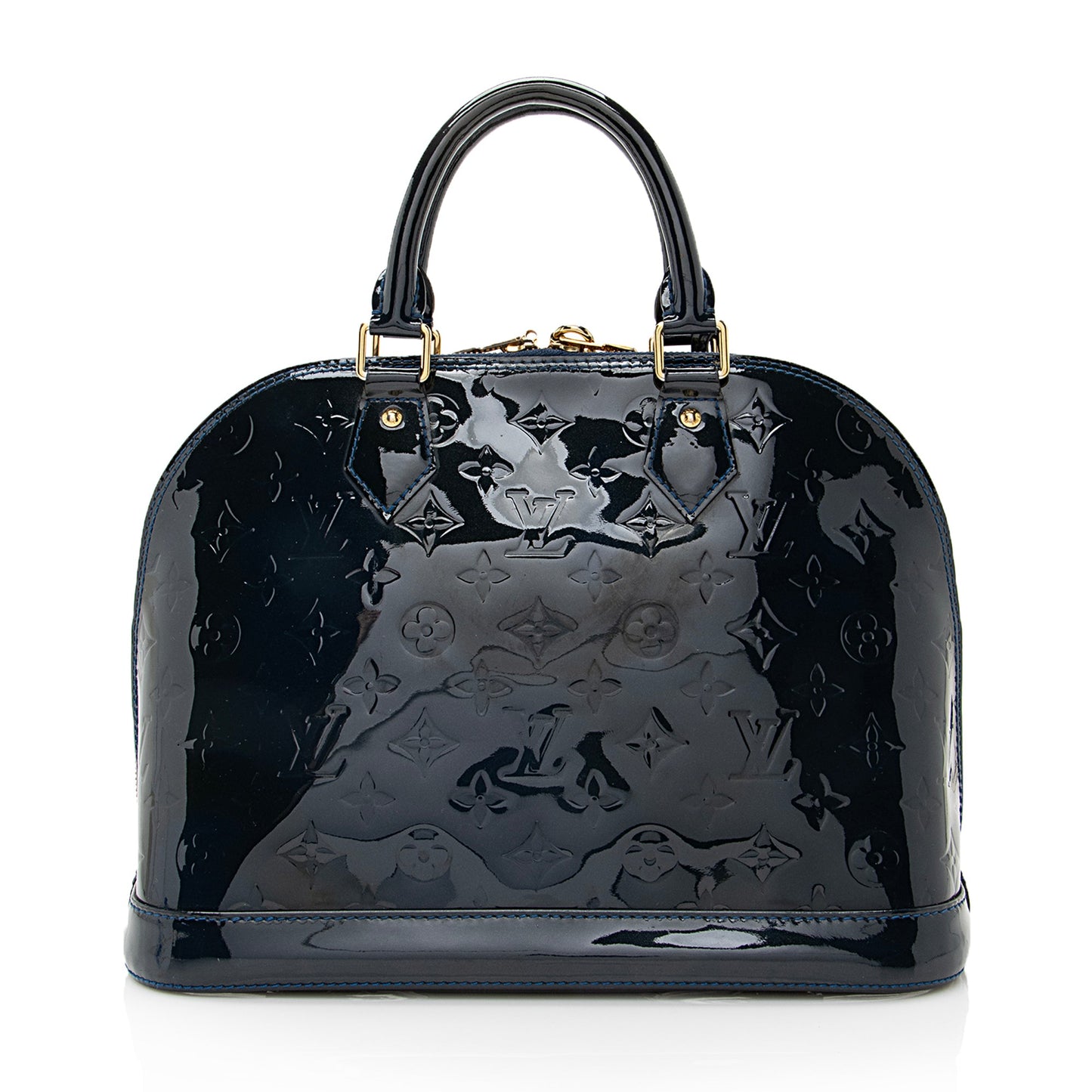 Louis Vuitton Monogram Vernis Alma PM Satchel (SHF-22635)