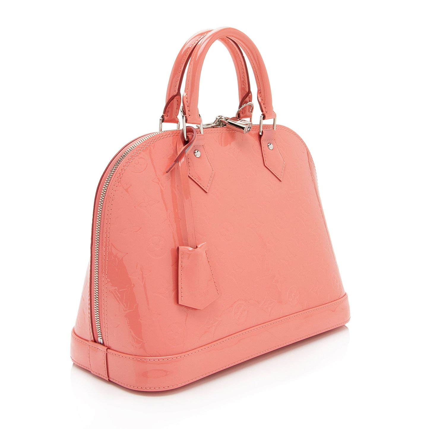 Louis Vuitton Monogram Vernis Alma PM Satchel (SHF-CsSKCh)