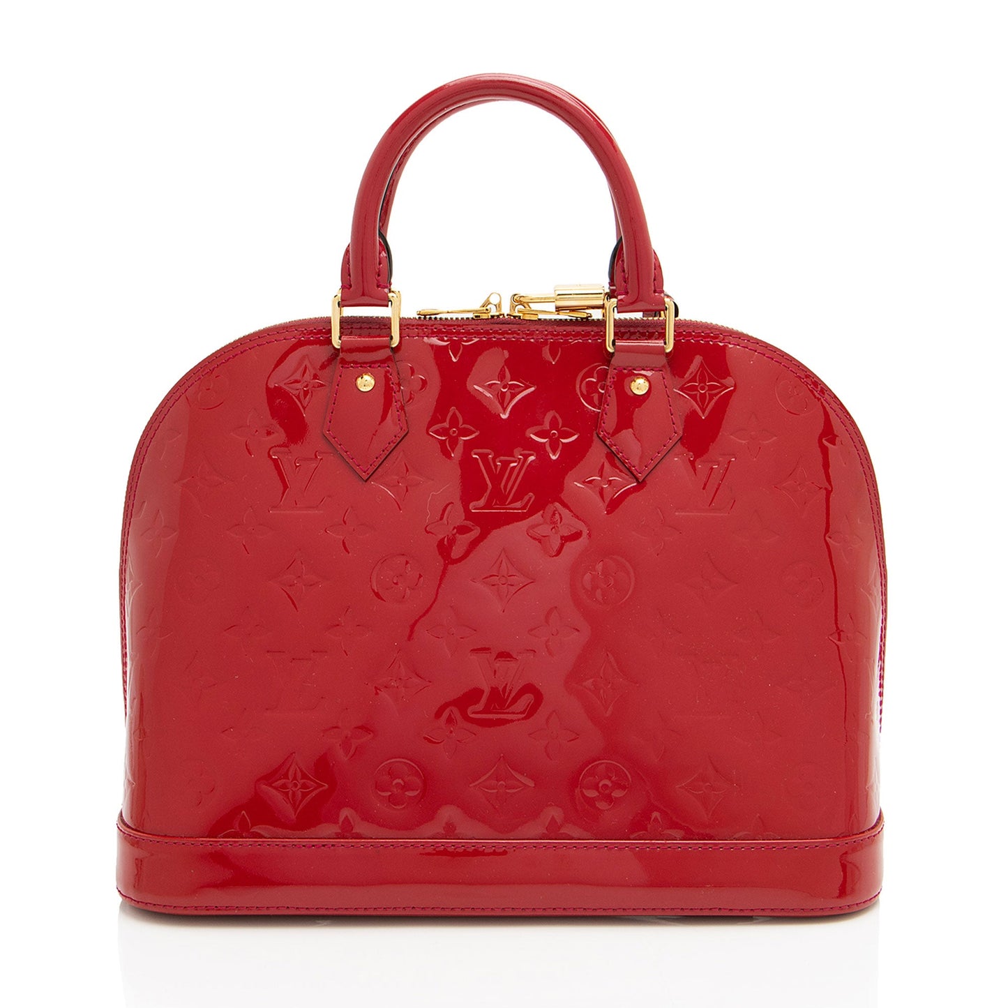 Louis Vuitton Monogram Vernis Alma PM Satchel (SHF-WV66qb)