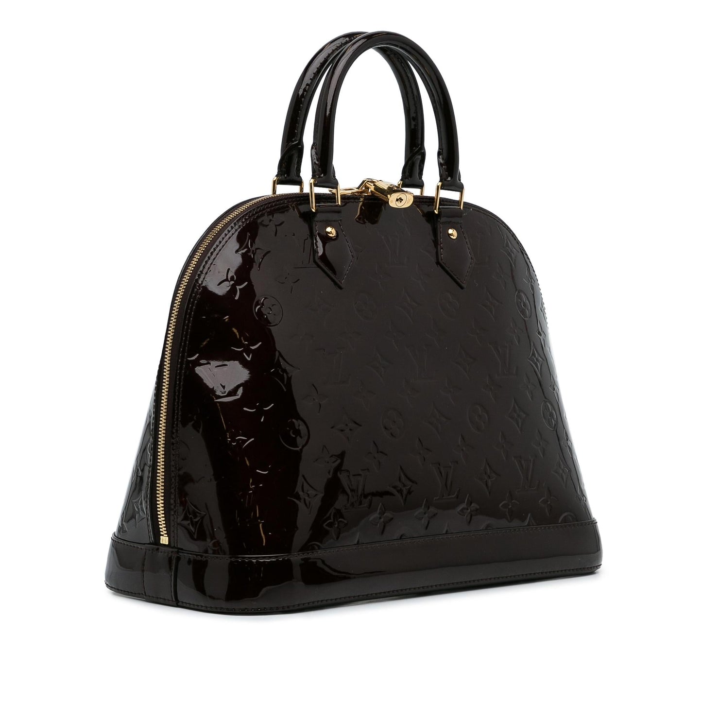 Louis Vuitton Monogram Vernis Alma PM (SHG-tjmI3z)
