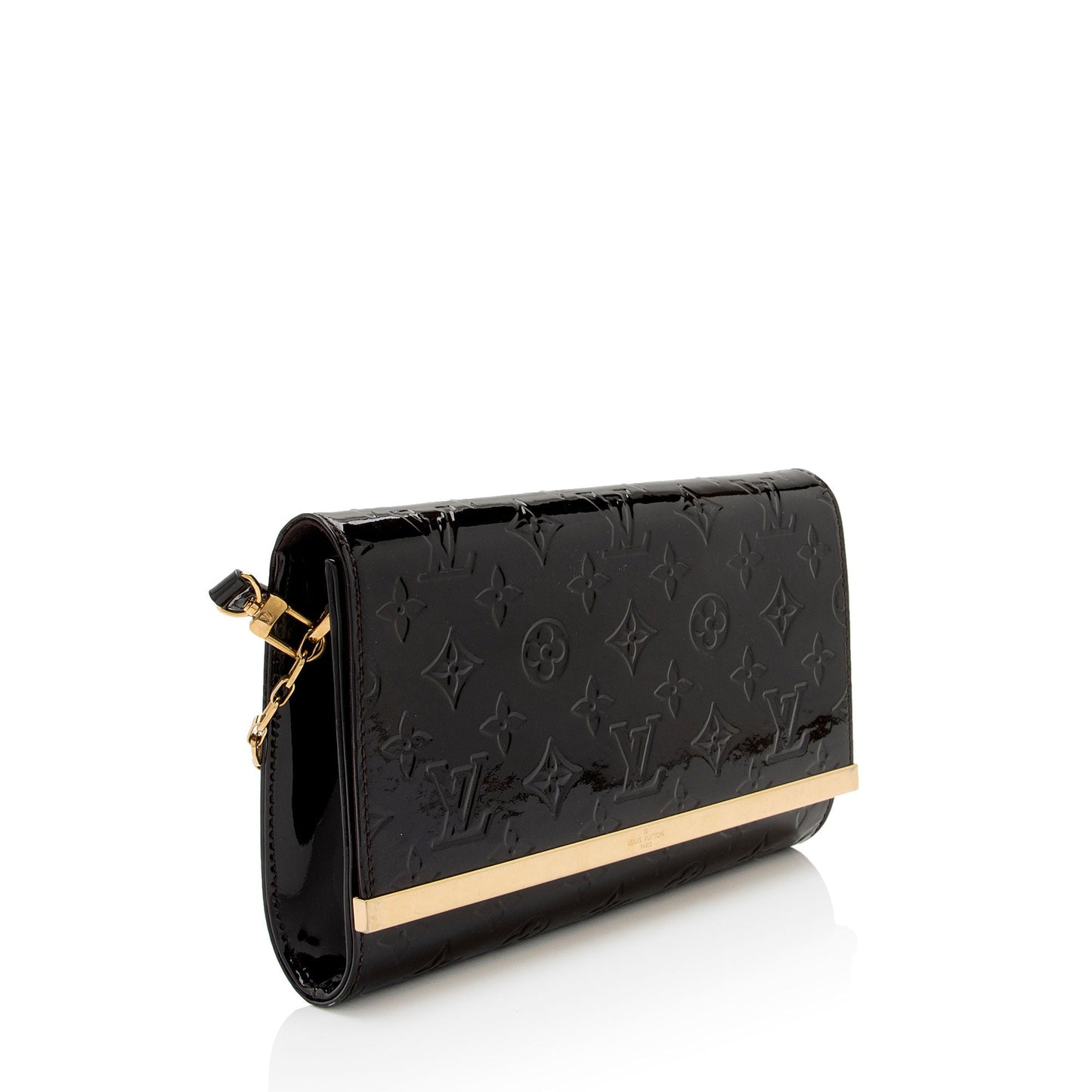 Louis Vuitton Monogram Vernis Ana Clutch (SHF-Jnmx4k)