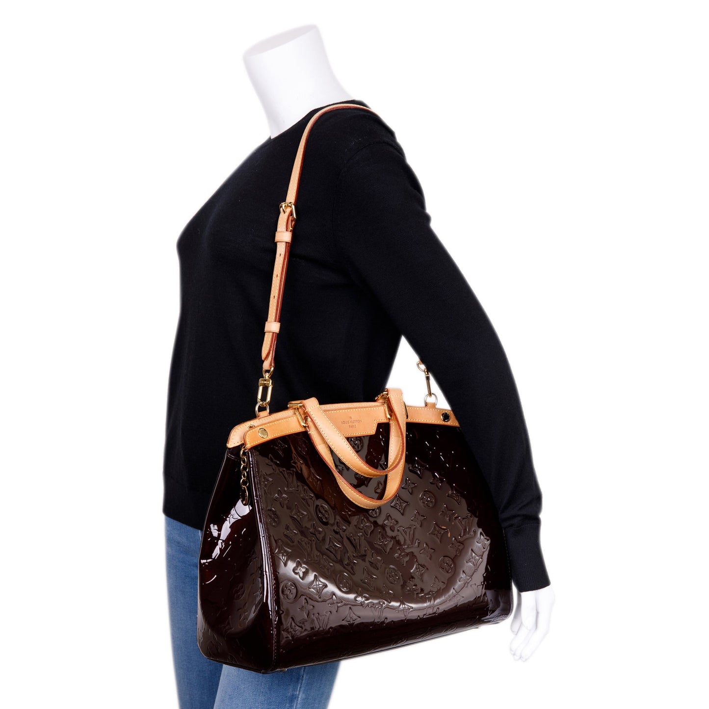 Louis Vuitton Monogram Vernis Brea GM