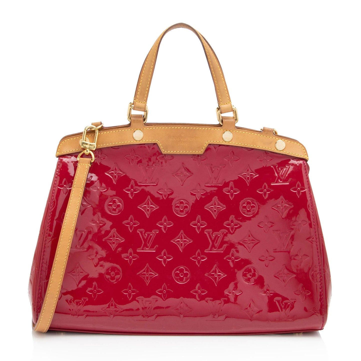 Louis Vuitton Monogram Vernis Brea MM Satchel (SHF-QlArBV)