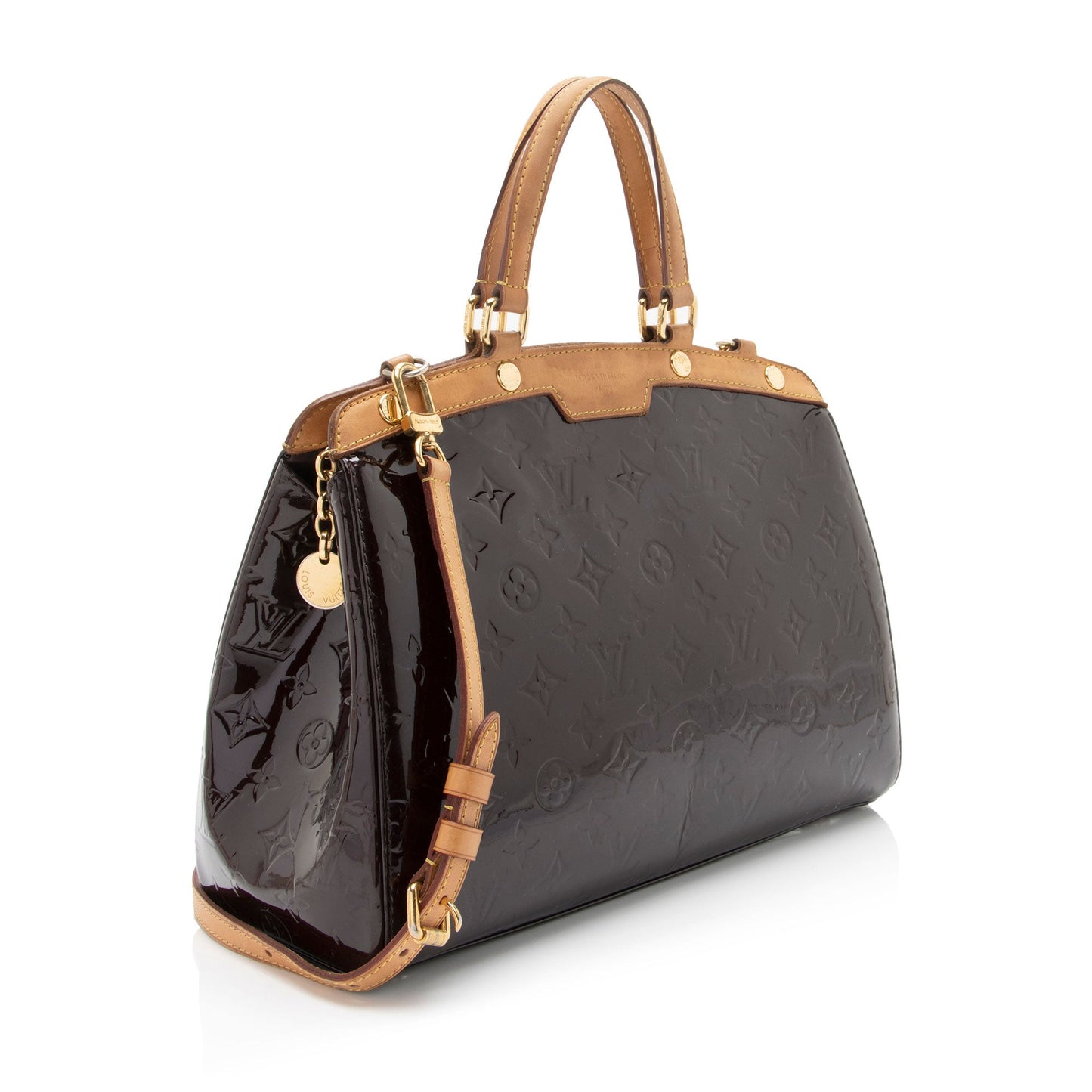 Louis Vuitton Monogram Vernis Brea MM Satchel (SHF-hgZDJV)