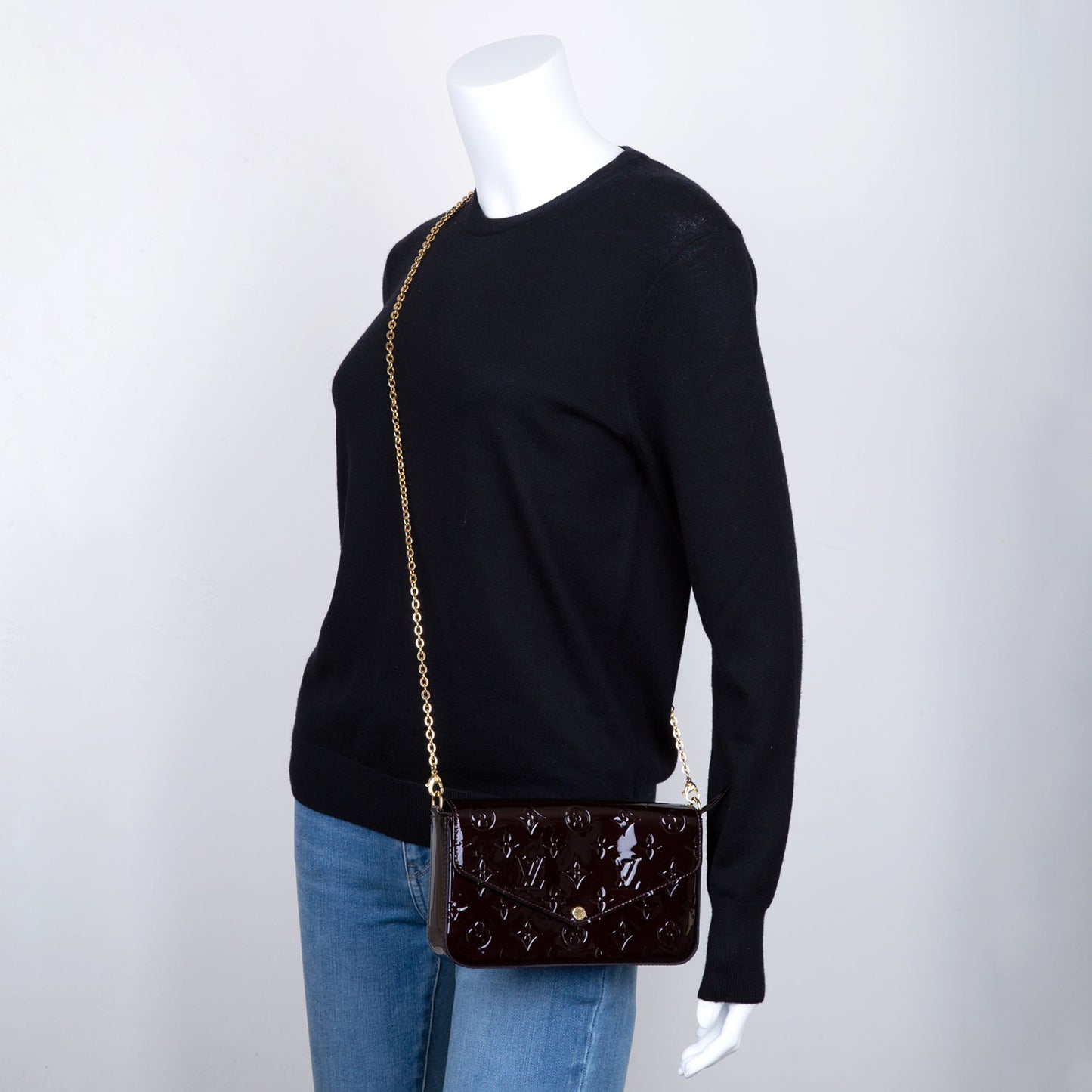 Louis Vuitton Monogram Vernis Felicie Pochette