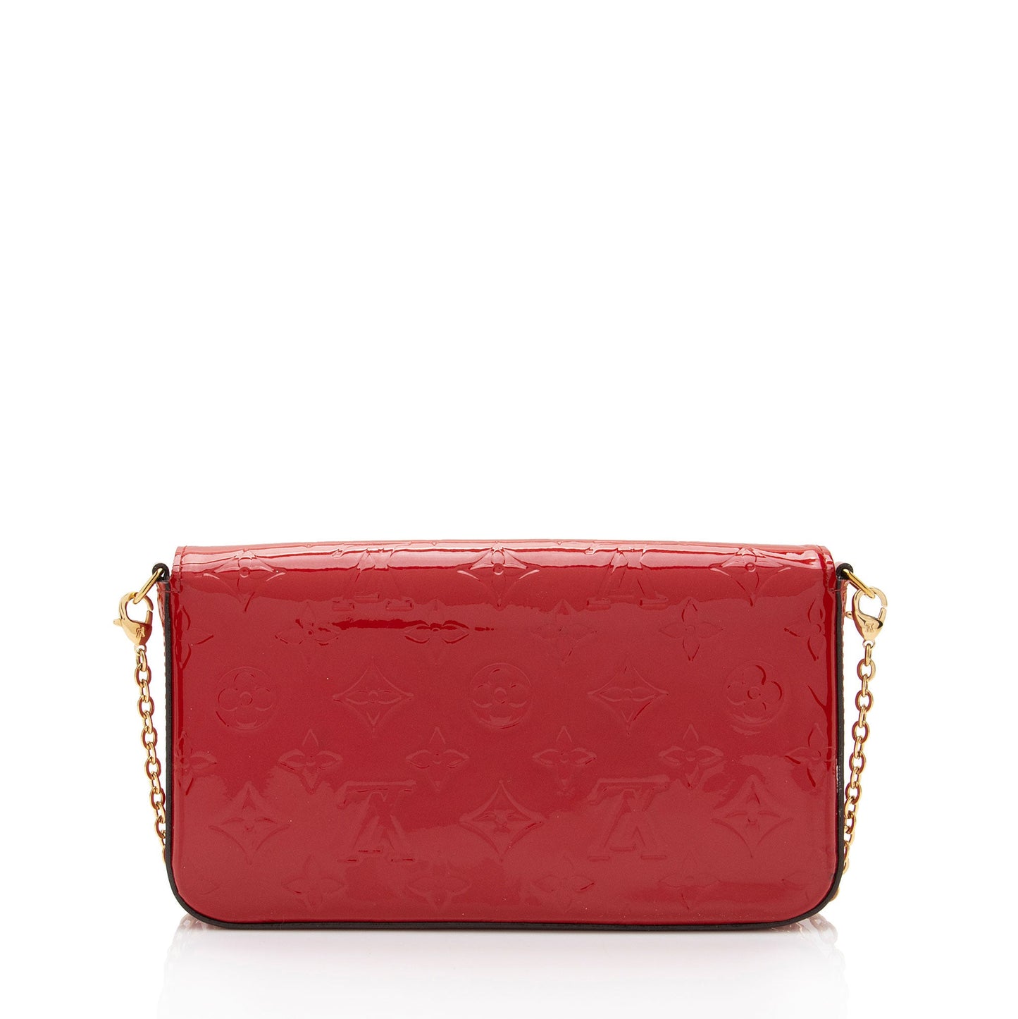 Louis Vuitton Monogram Vernis Felicie Pochette (SHF-LyHMwo)