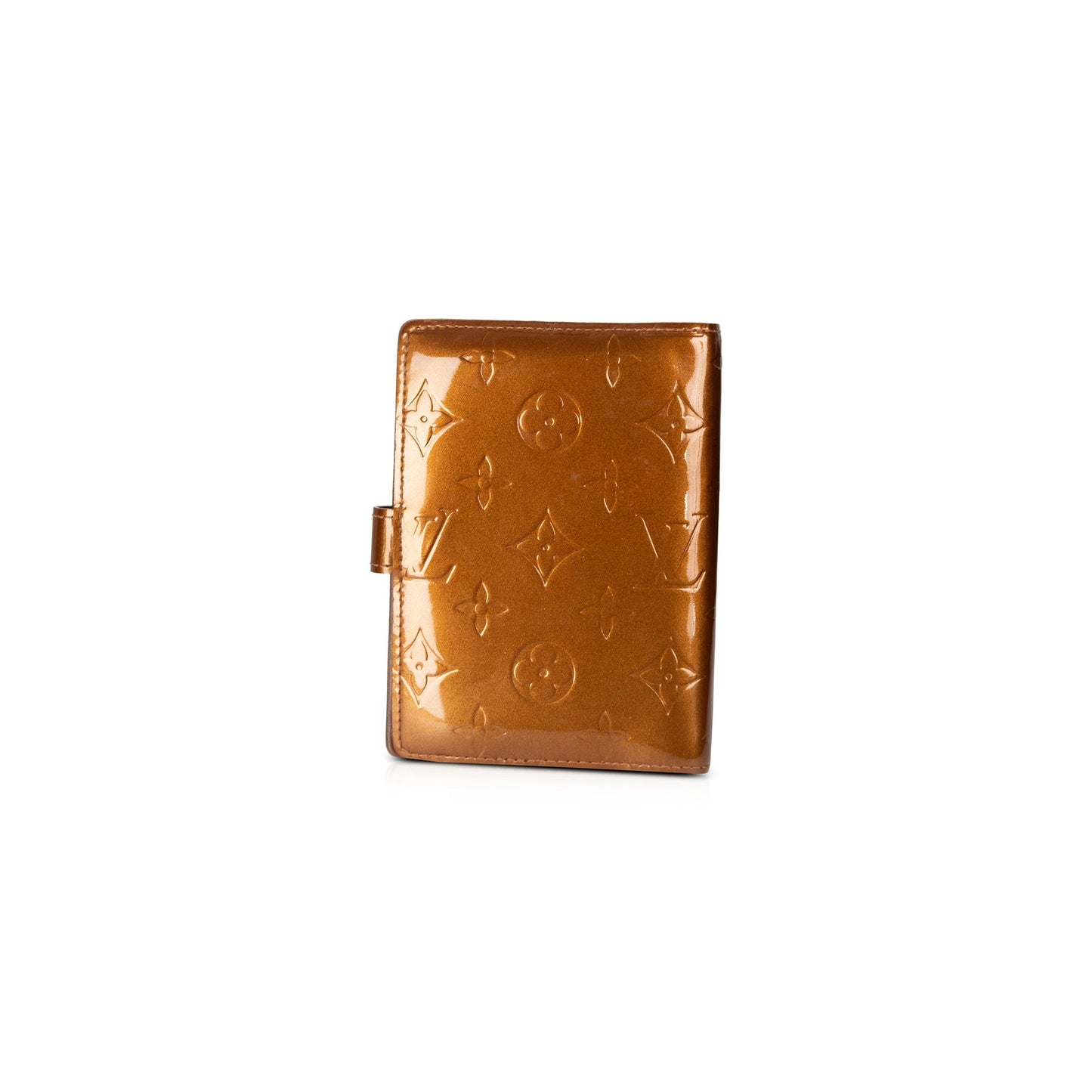 Louis Vuitton Monogram Vernis Leather Small Ring Agenda Cover
