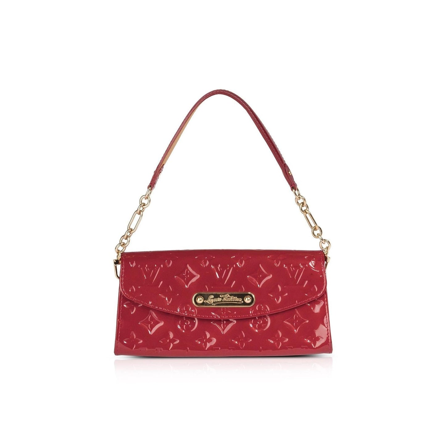 Louis Vuitton Monogram Vernis Leather Sunset Boulevard Clutch