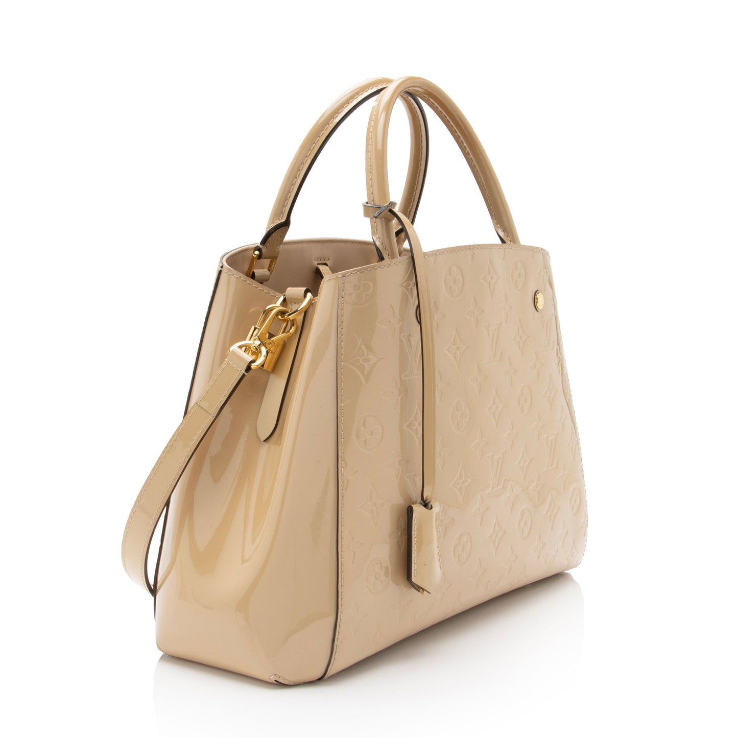 Louis Vuitton Monogram Vernis Montaigne MM Satchel (SHF-wDwnK6)