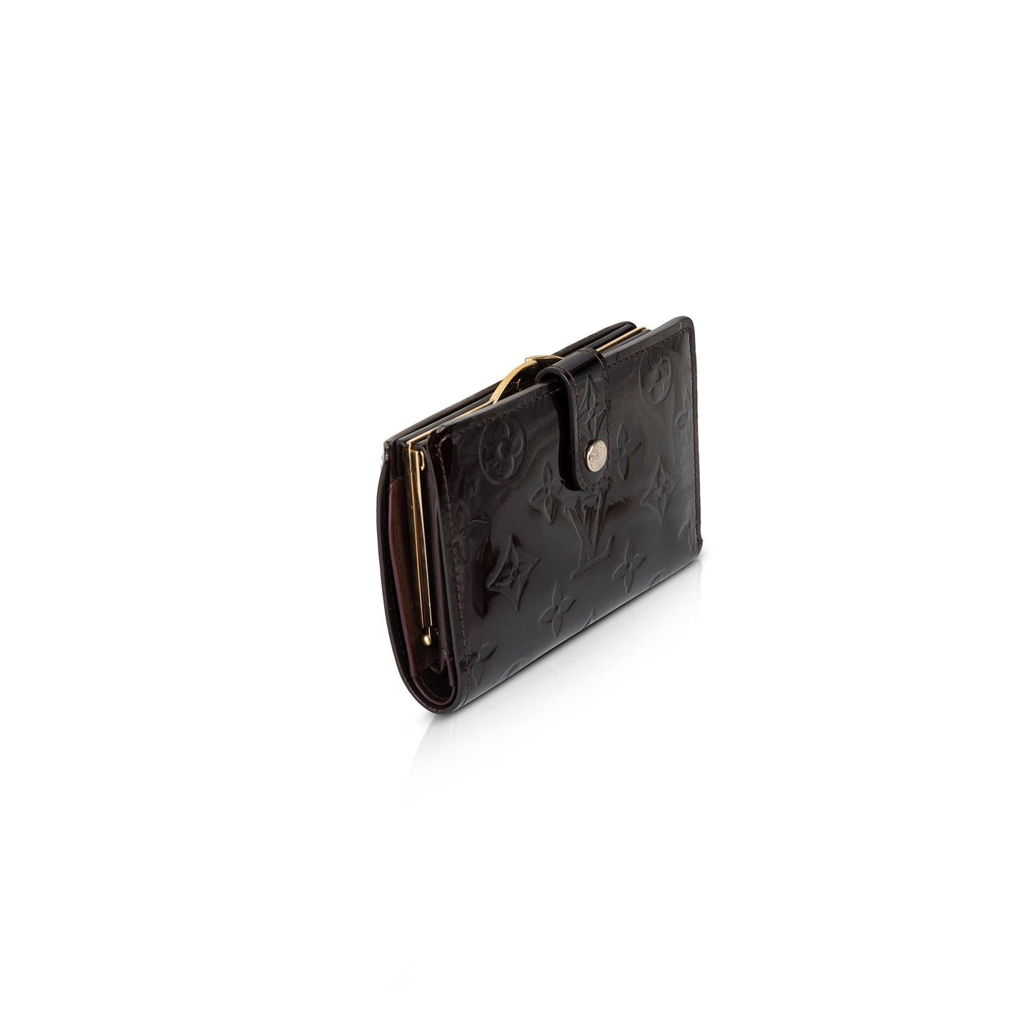 Louis Vuitton Monogram Vernis Patent Leather French Purse Wallet