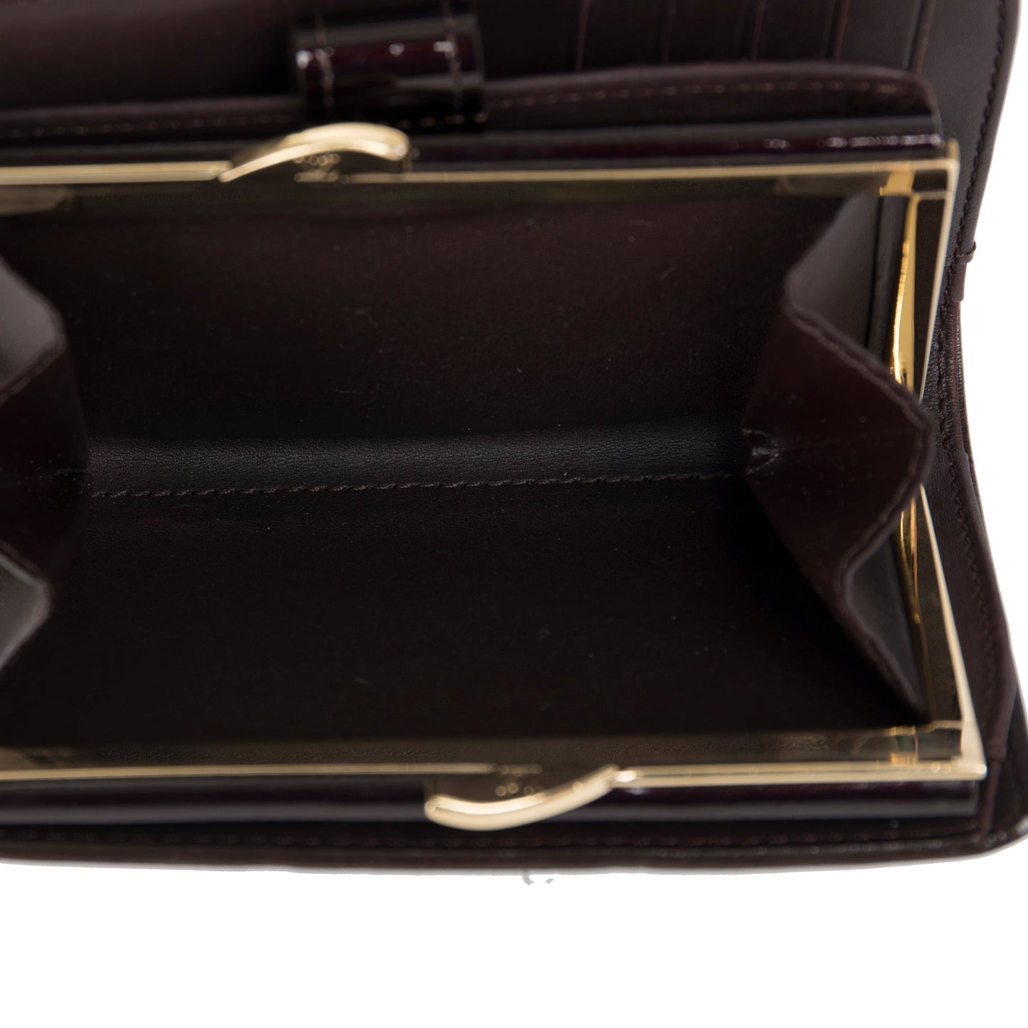 Louis Vuitton Monogram Vernis Patent Leather French Purse Wallet