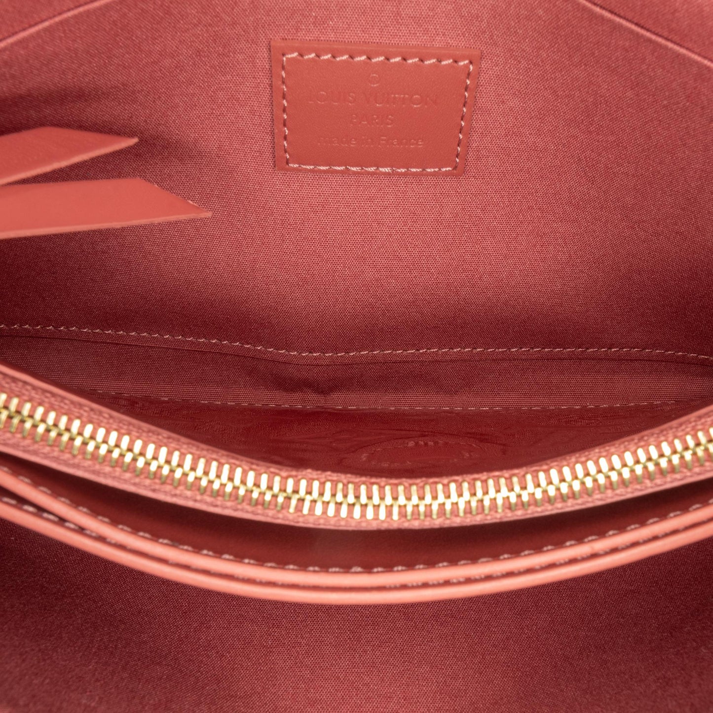 Louis Vuitton Monogram Vernis Pochette Felicie Valentine Dog
