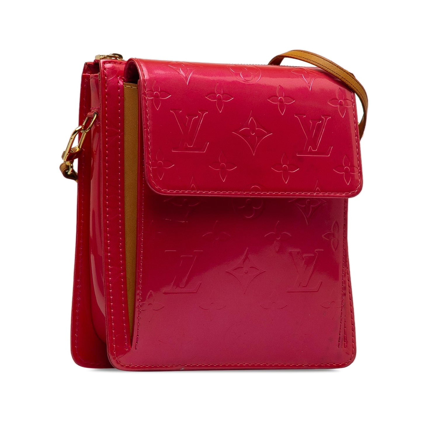 Louis Vuitton Monogram Vernis Pochette Mott (SHG-n5etRB)