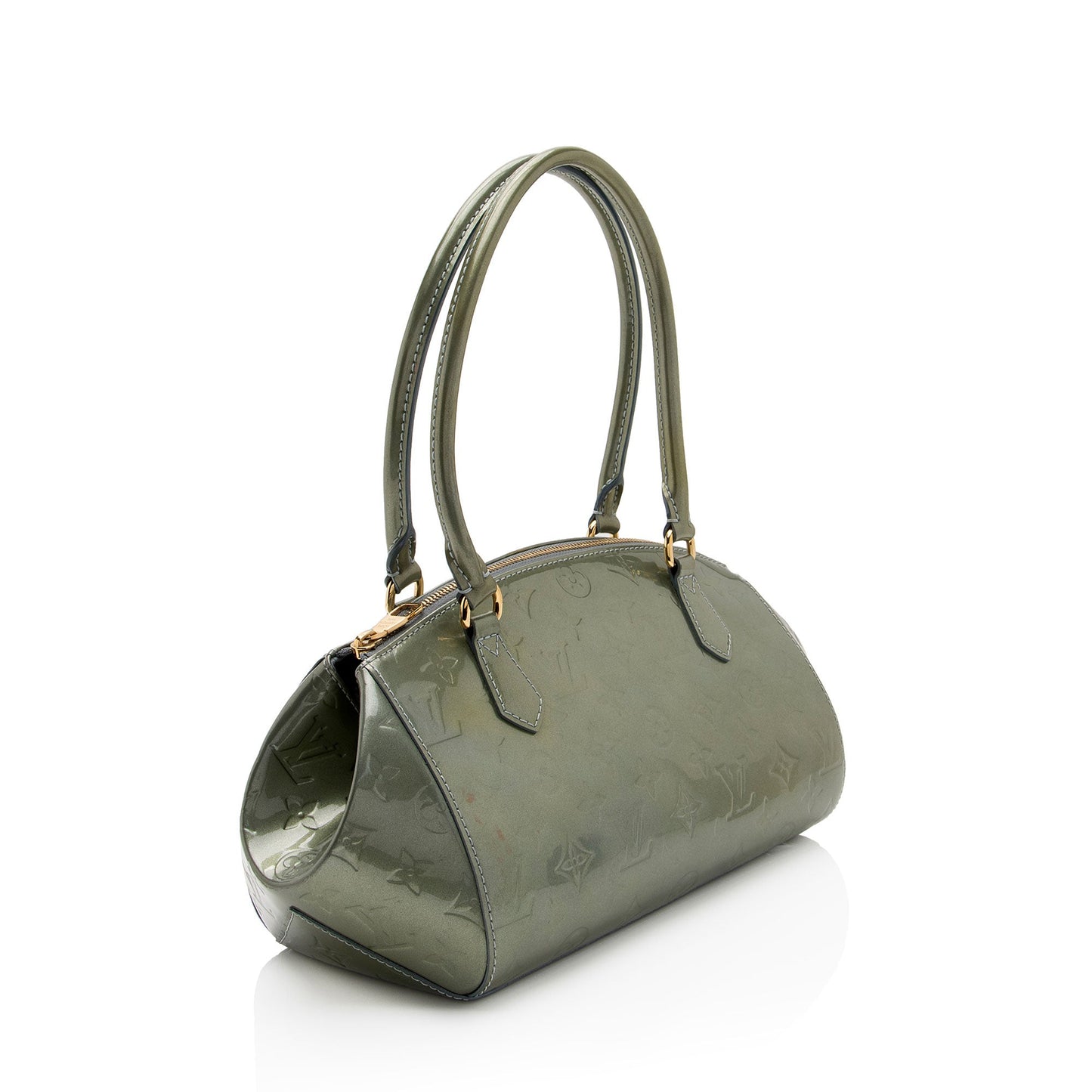 Louis Vuitton Monogram Vernis Sherwood PM Satchel (SHF-v0u1lX)