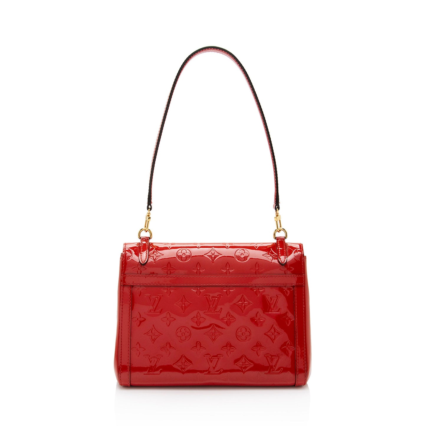Louis Vuitton Monogram Vernis Venice Shoulder Bag (SHF-8iv4Vb)