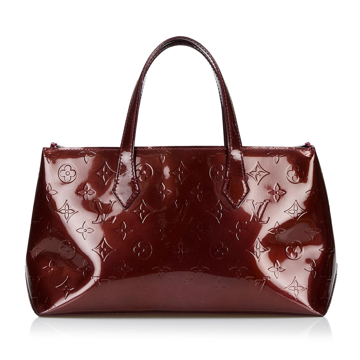 Louis Vuitton Monogram Vernis Wilshire PM (SHG-3zphEv)