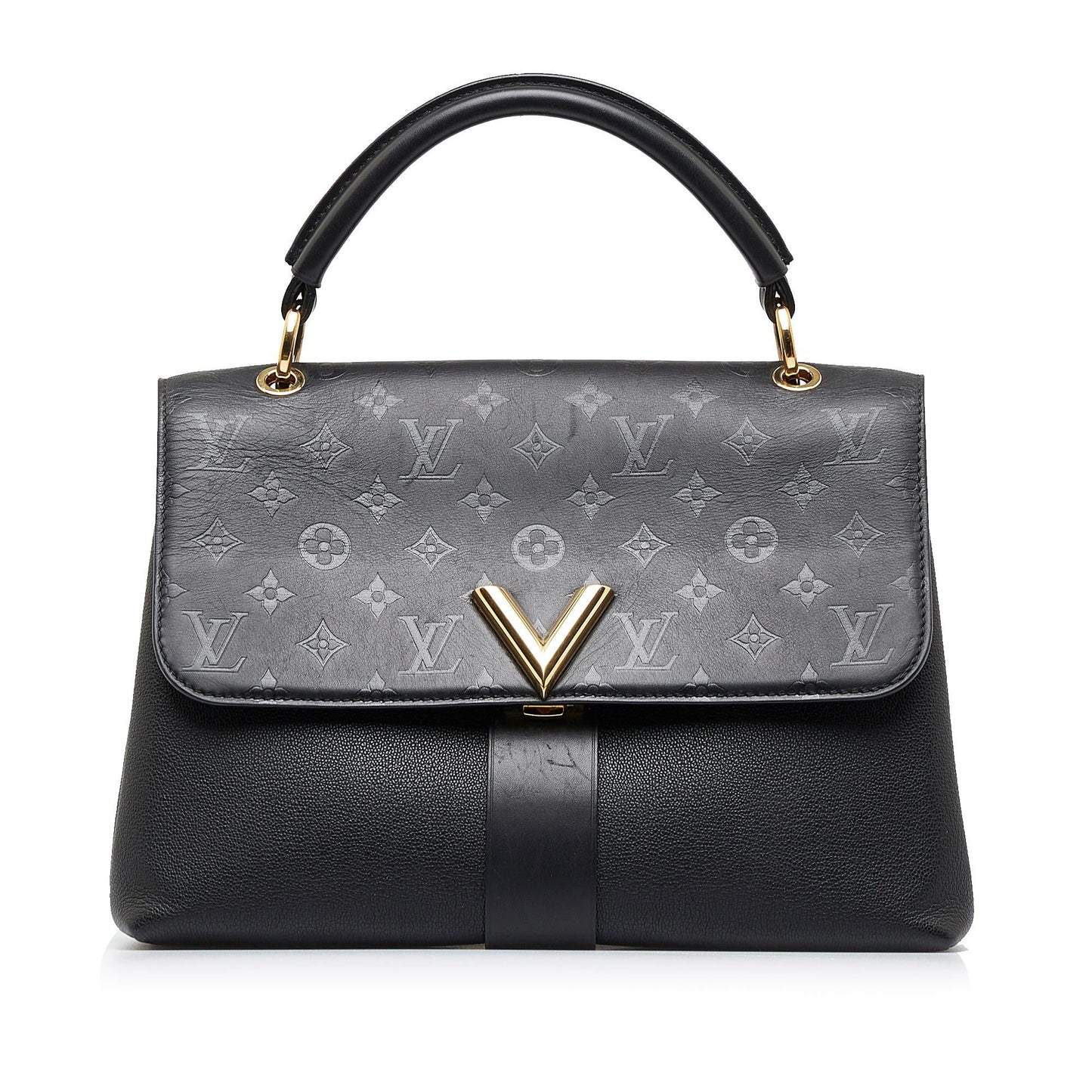 Louis Vuitton Calfskin Monogram Very One Top Handle (SHG-VxcI9k)