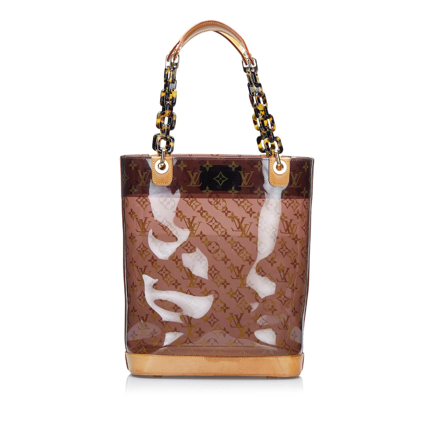 Louis Vuitton Monogram Vinyl Cabas Sac Ambre MM (SHG-KA6Dir)