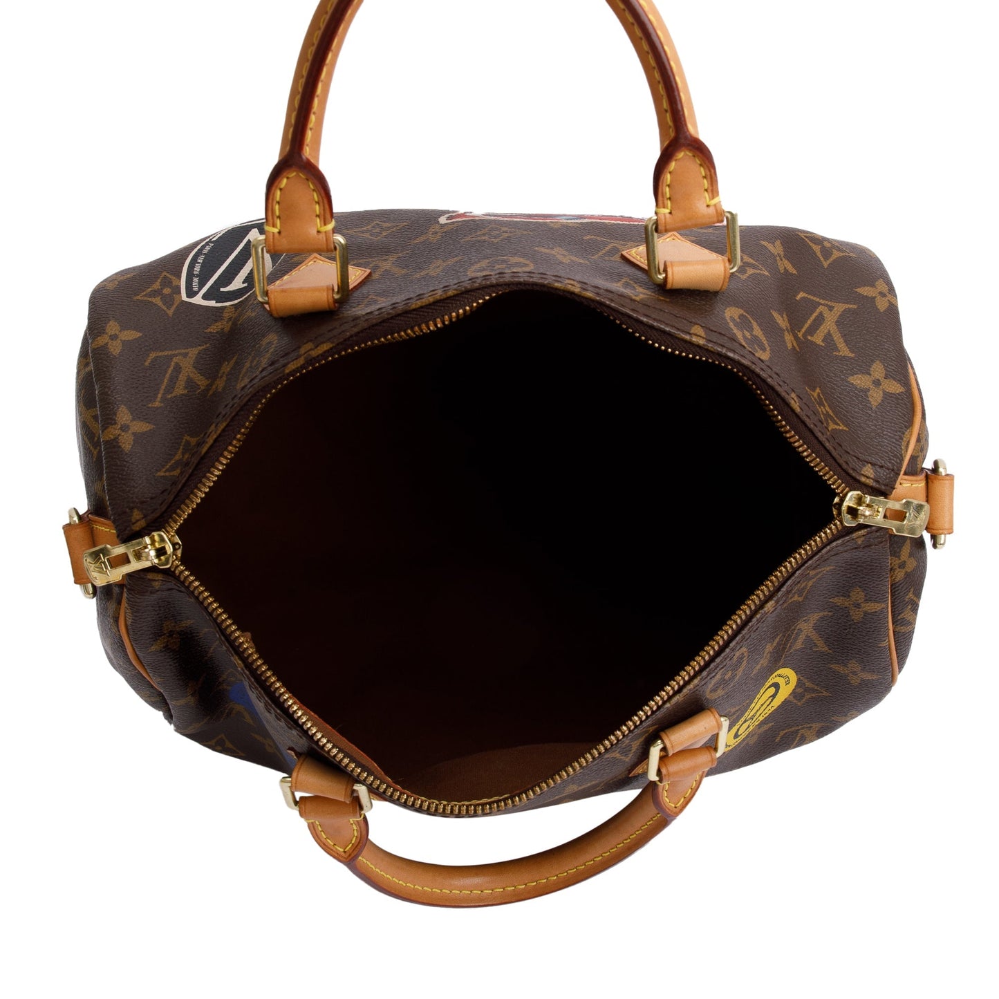 Louis Vuitton Monogram World Tour Speedy Bandouliere 30