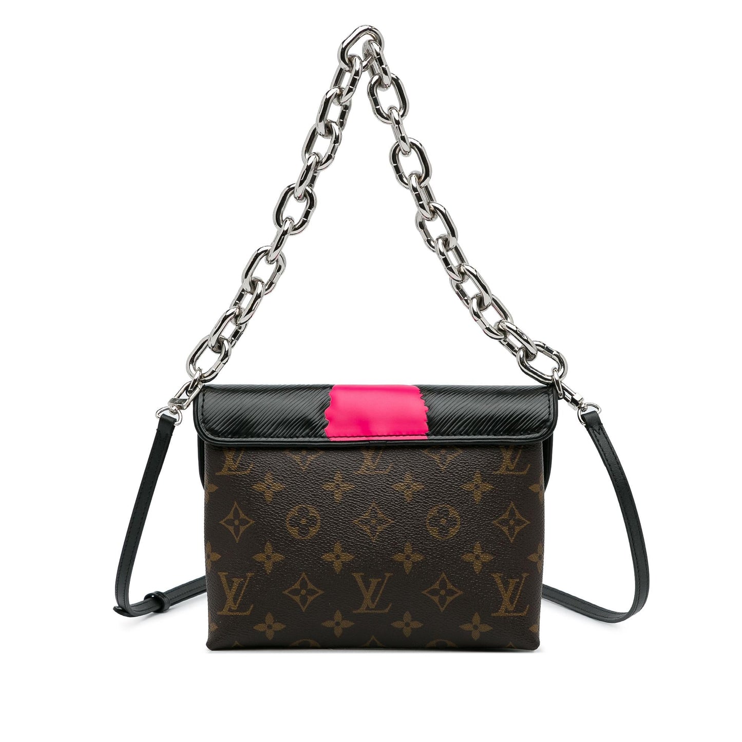 Louis Vuitton Monogram and Epi Printed Kabuki Masks Pochette (SHG-sSGSrc)