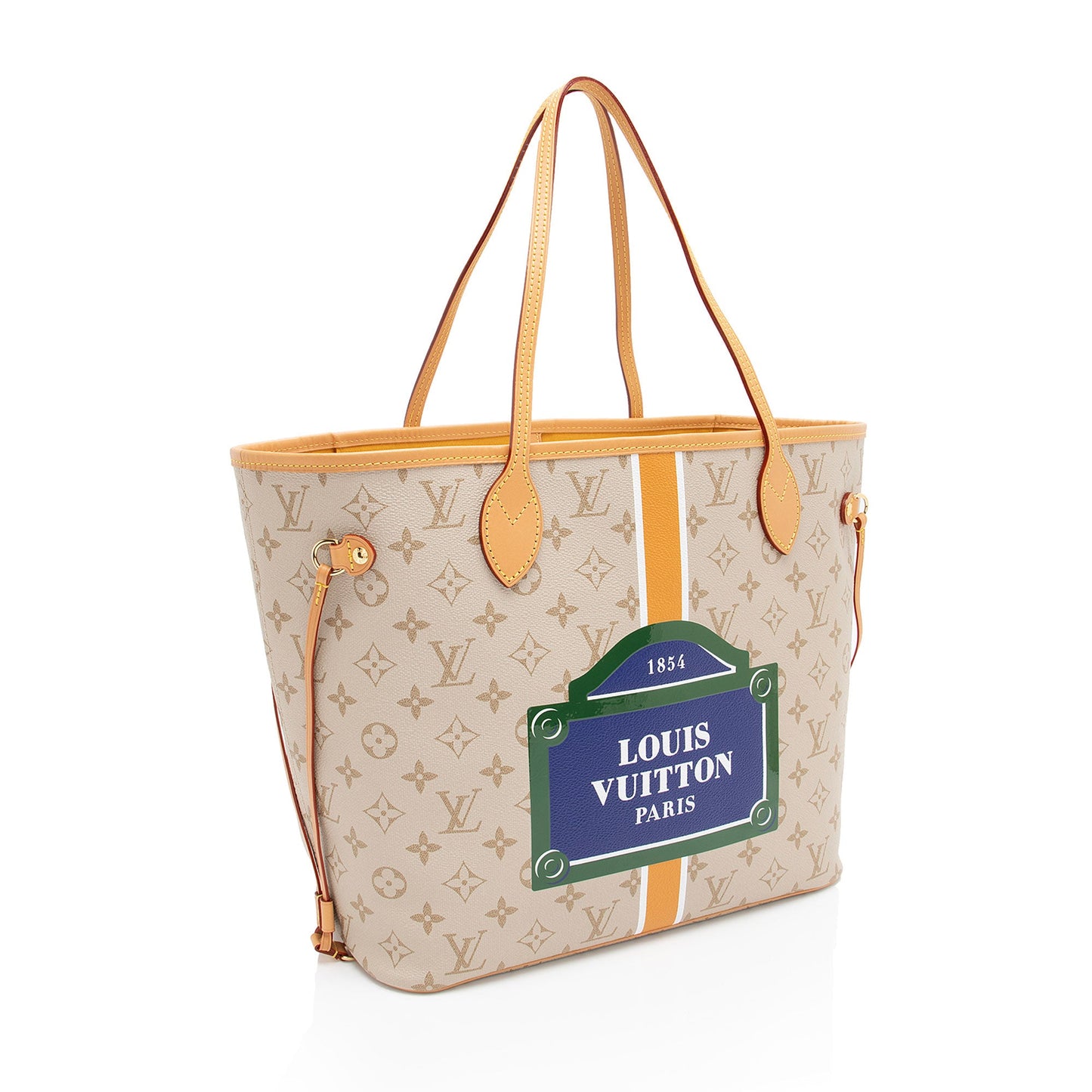 Louis Vuitton Monopaname Canvas Neverfull MM Tote (SHF-KQ9QSL)