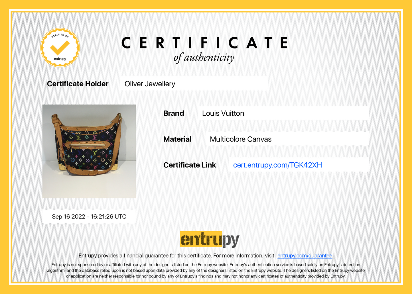 Louis Vuitton Multicolore Boulogne Bag