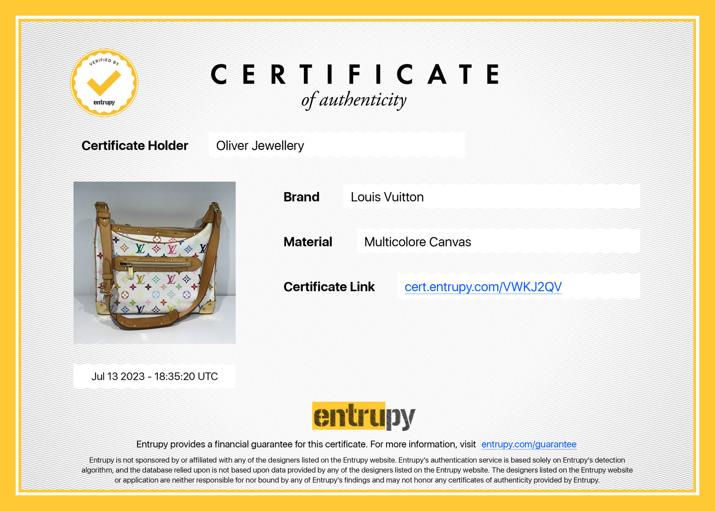Louis Vuitton Multicolore Boulogne Bag