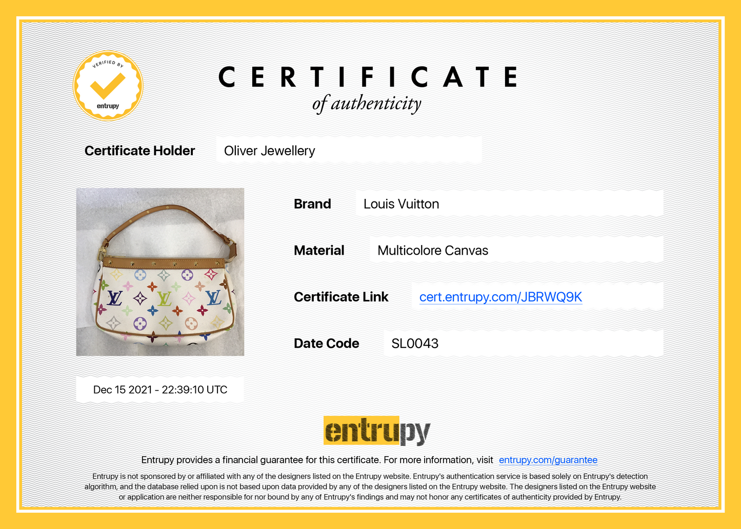Louis Vuitton Multicolore Pochette Accessories
