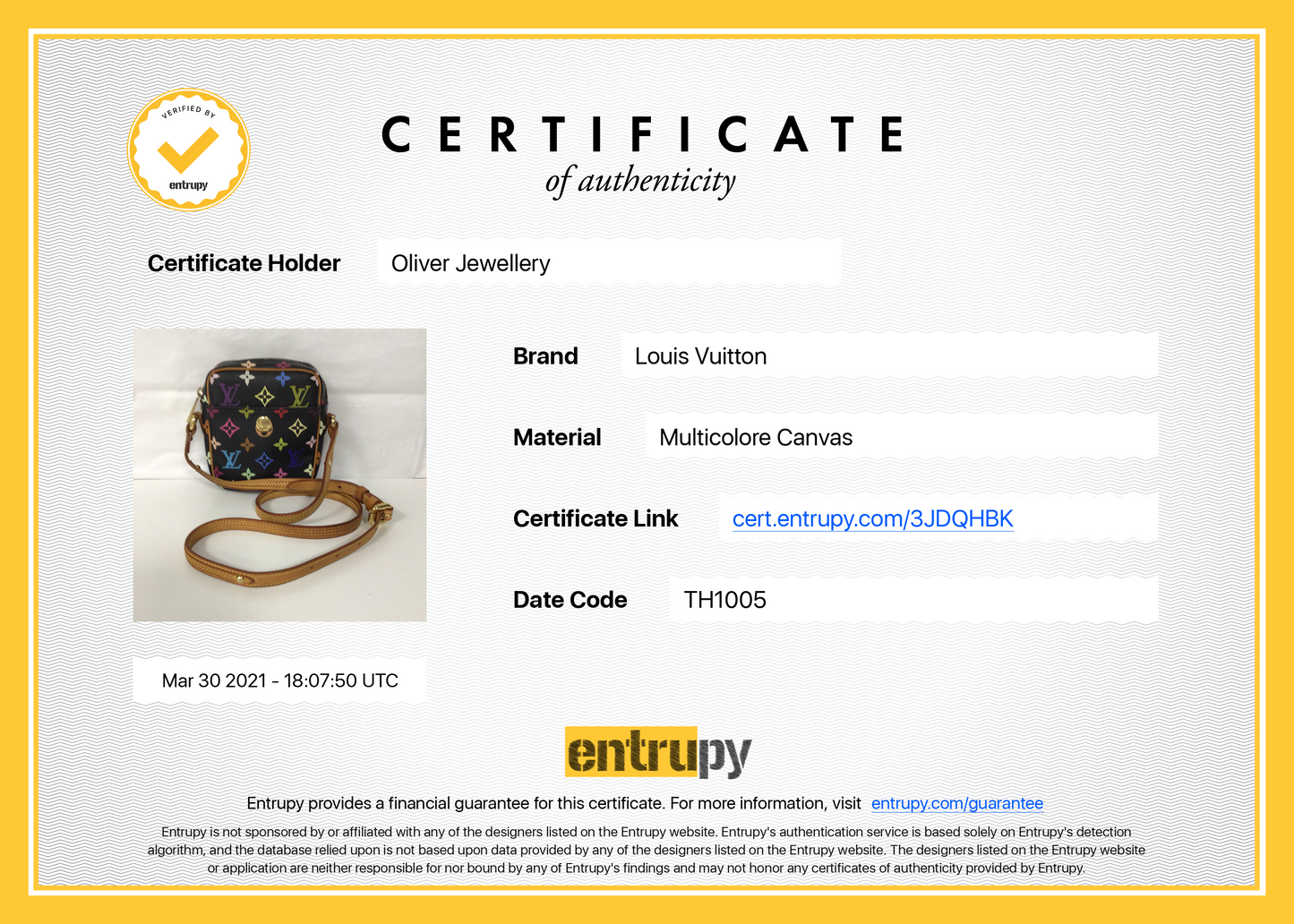 Louis Vuitton Multicolore Rift Crossbody Bag
