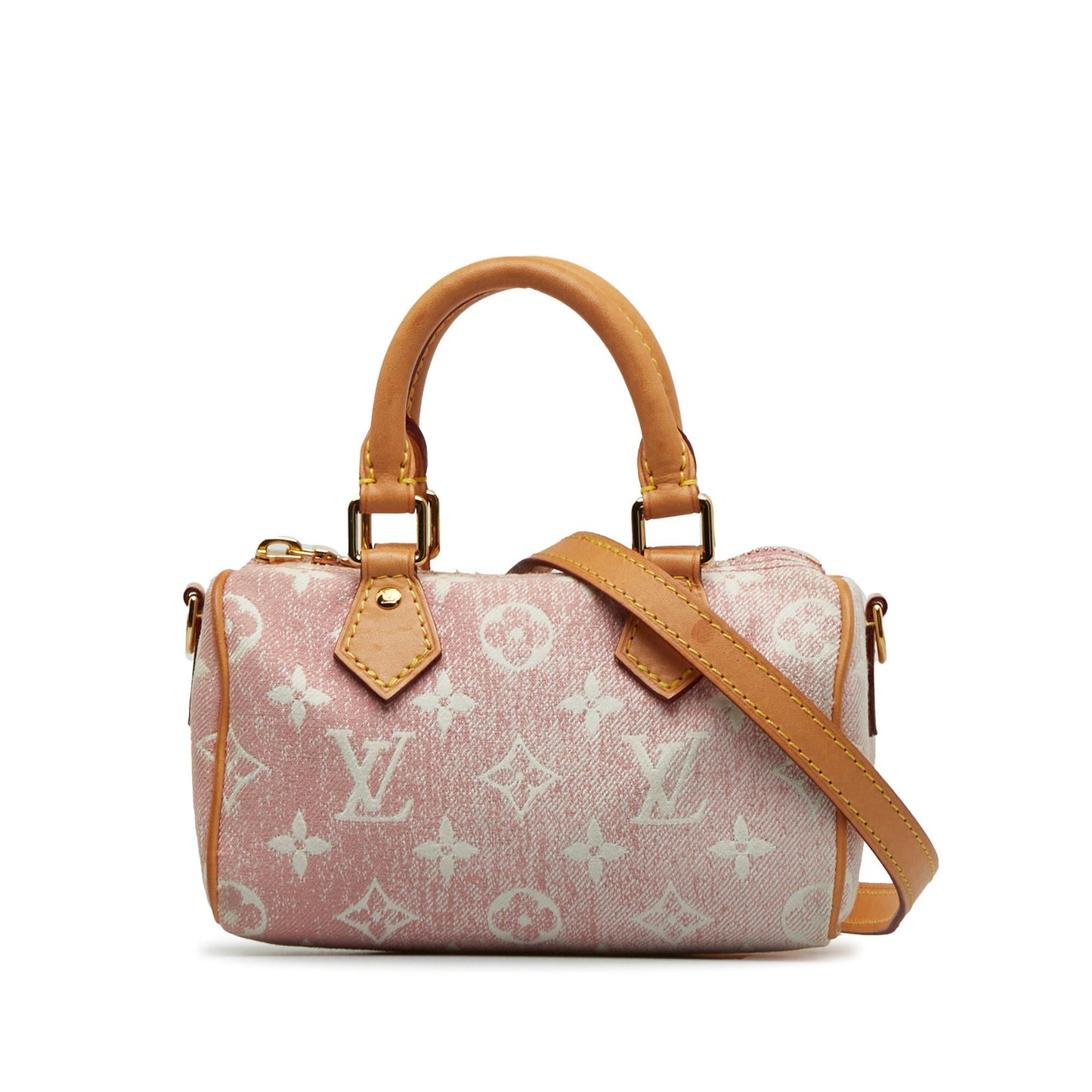 Louis Vuitton Nano Rose Denim Speedy (SHG-2HiVV1)