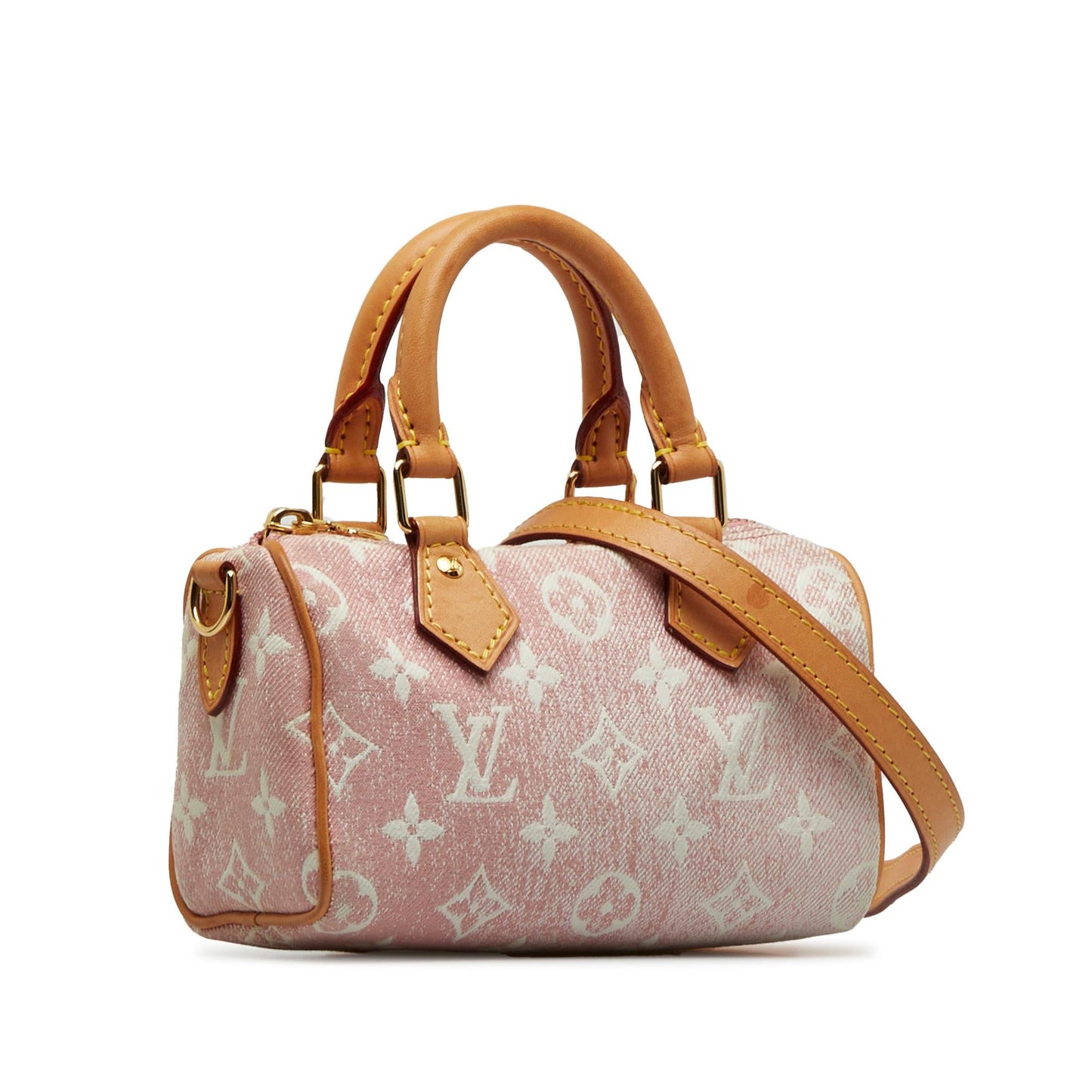 Louis Vuitton Nano Rose Denim Speedy (SHG-2HiVV1)