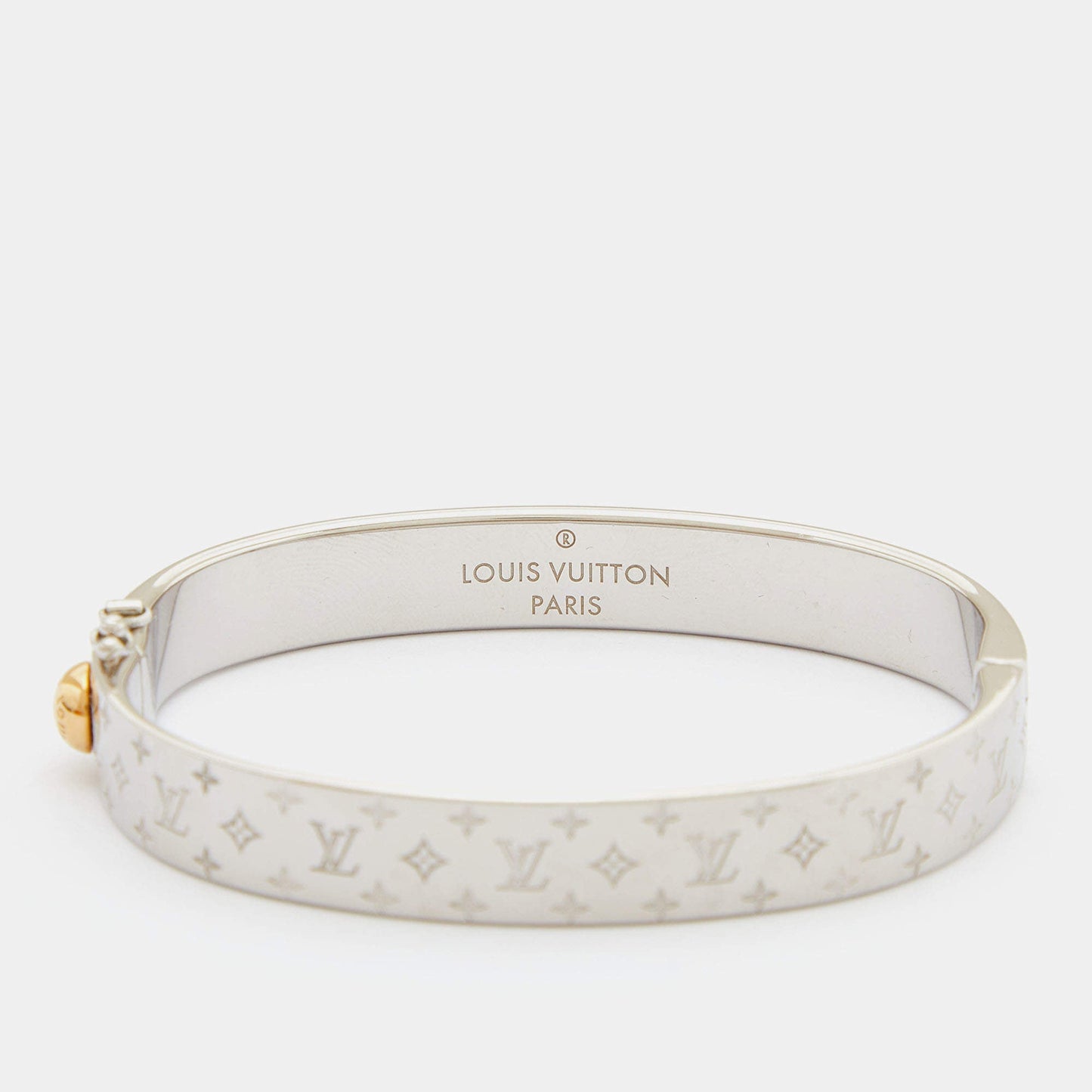 LOUIS VUITTON NANOGRAM CUFF BRACELET