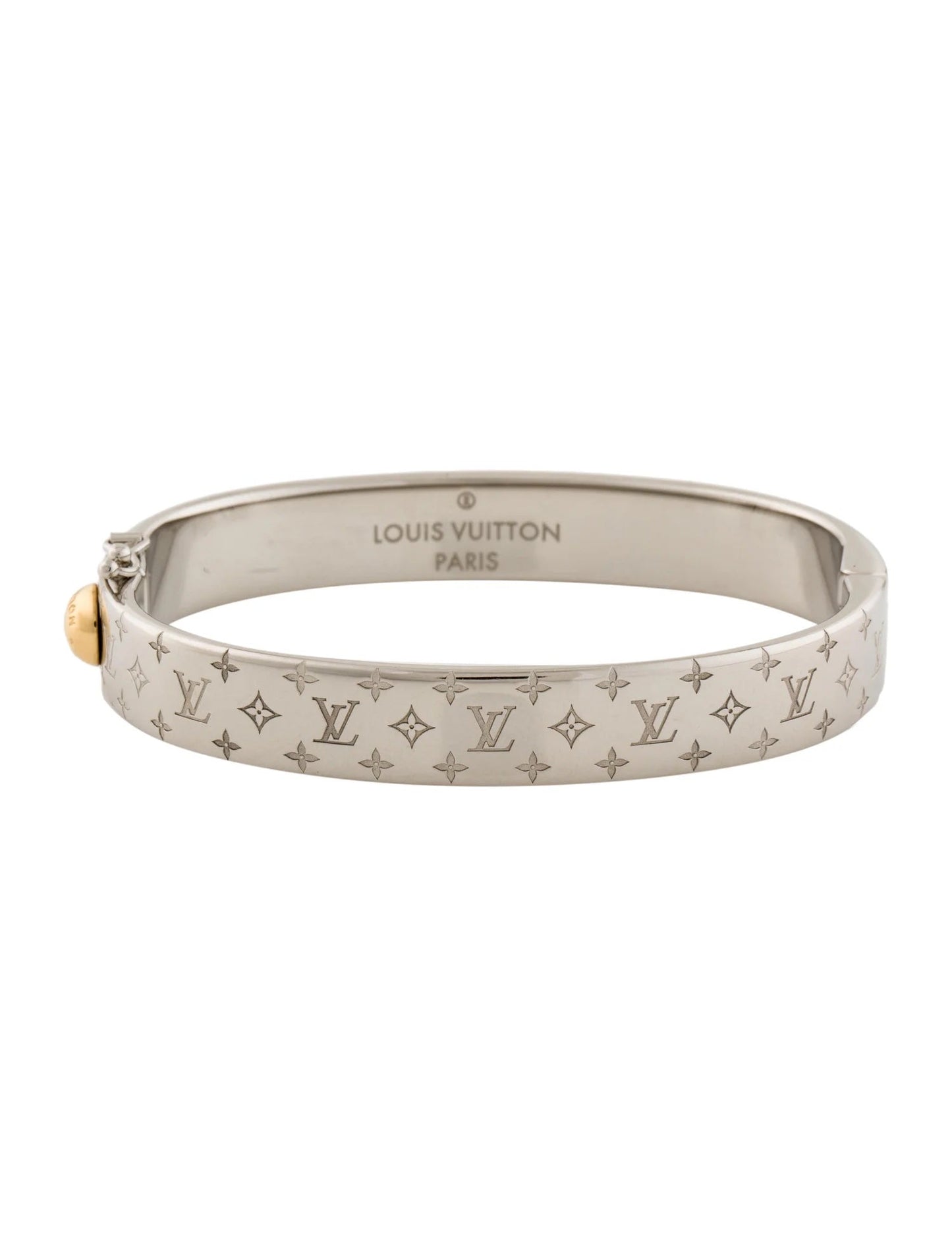 LOUIS VUITTON NANOGRAM CUFF BRACELET