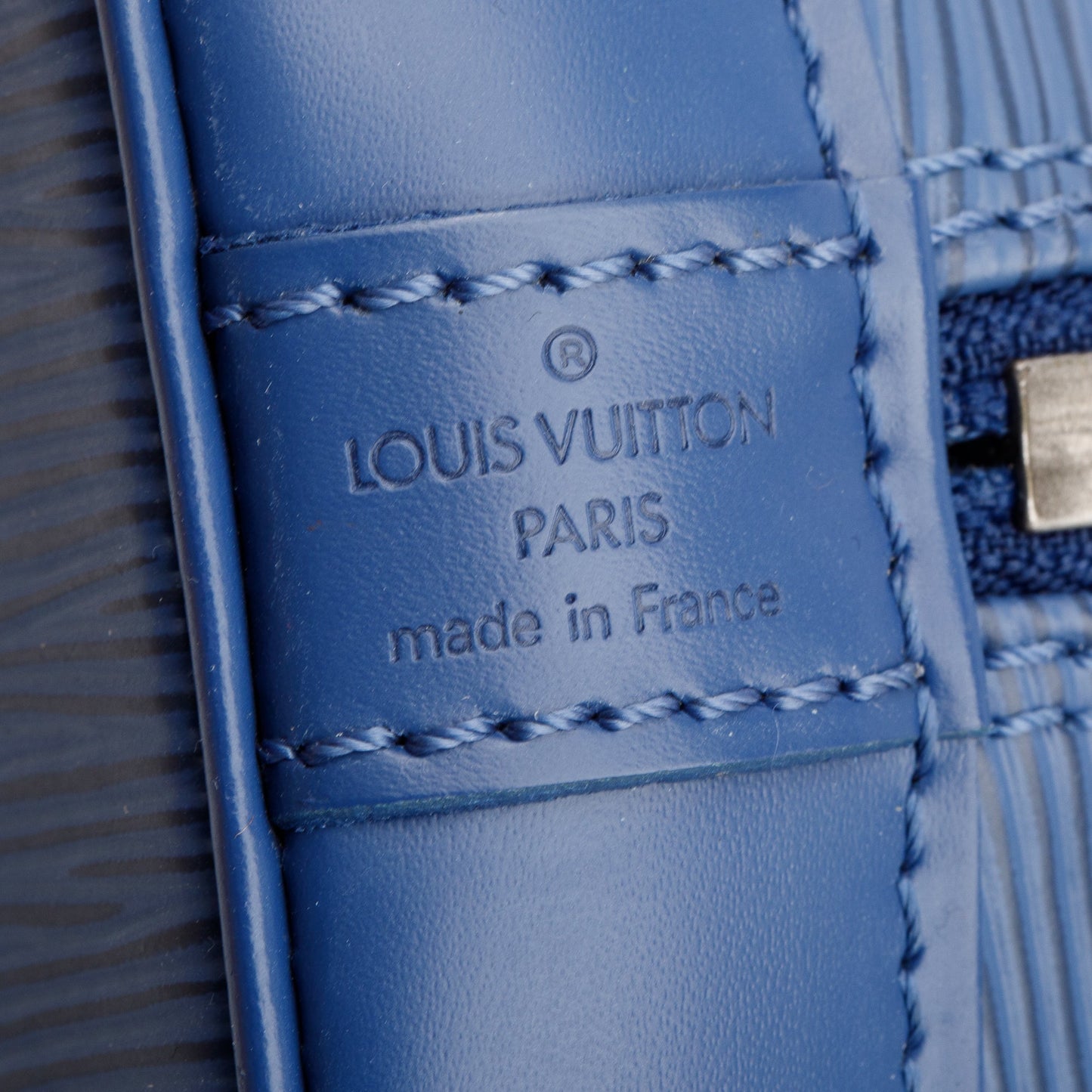 Louis Vuitton Navy Epi Leather Alma PM