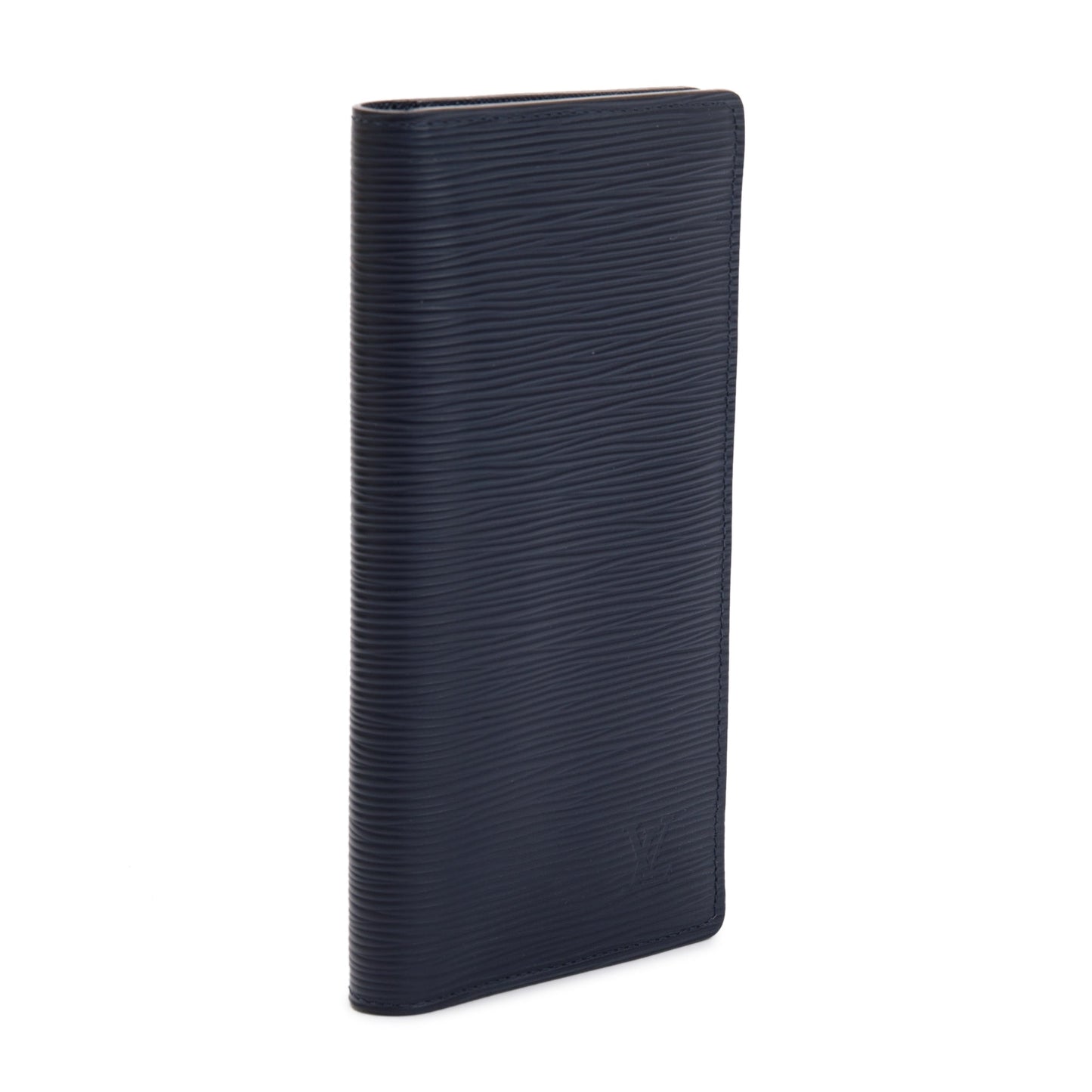 Louis Vuitton Navy Epi Leather Brazza Wallet