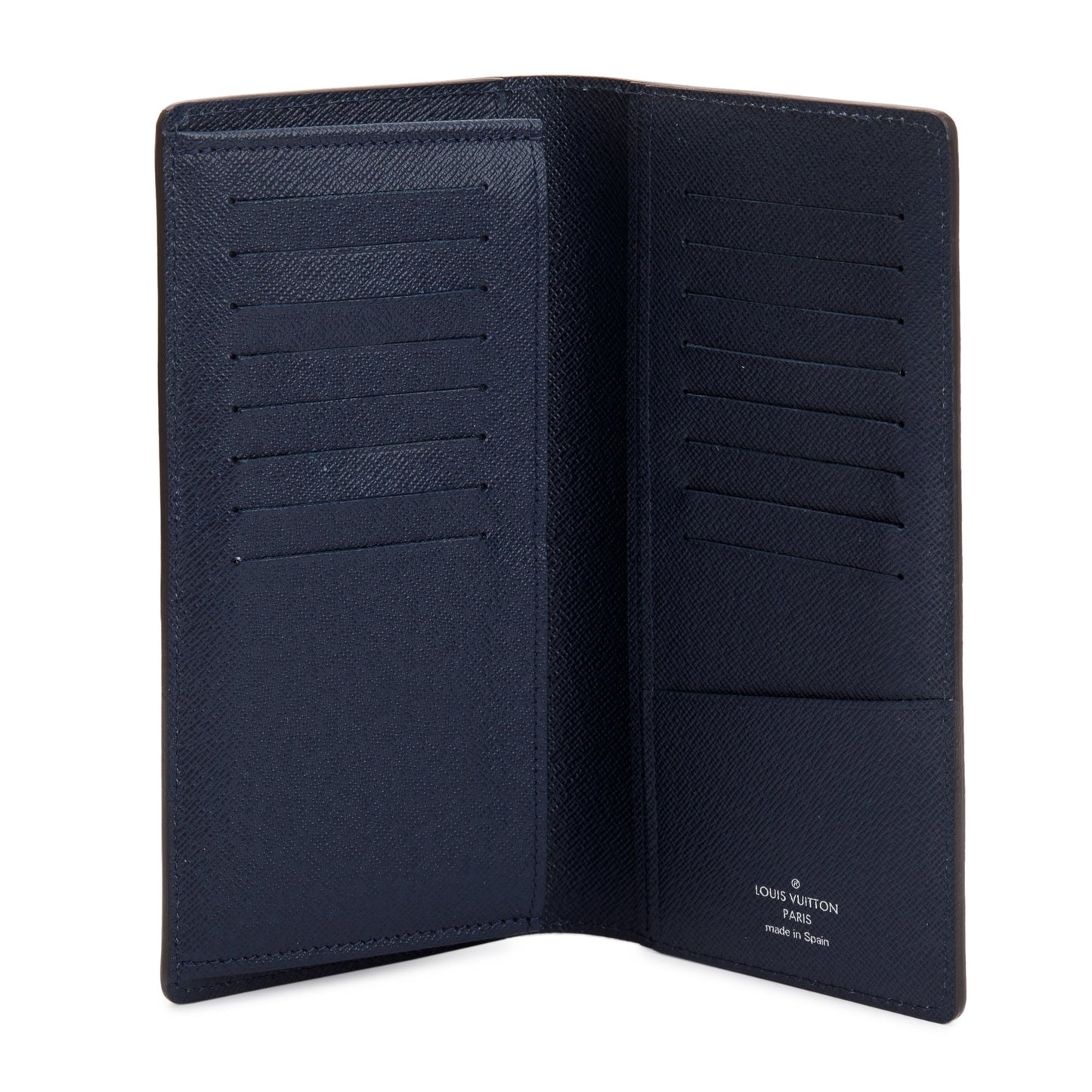 Louis Vuitton Navy Epi Leather Brazza Wallet