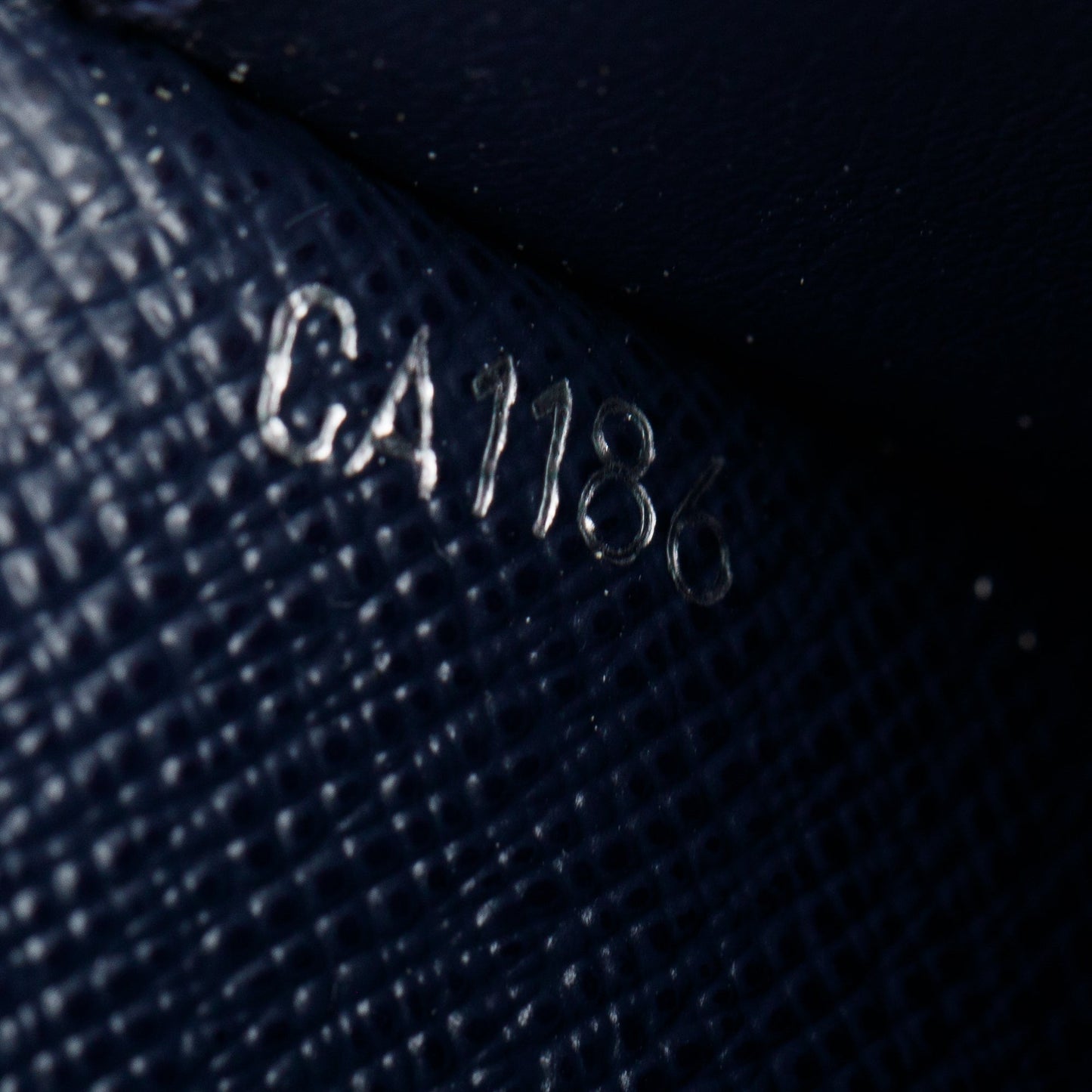 Louis Vuitton Navy Epi Leather Brazza Wallet
