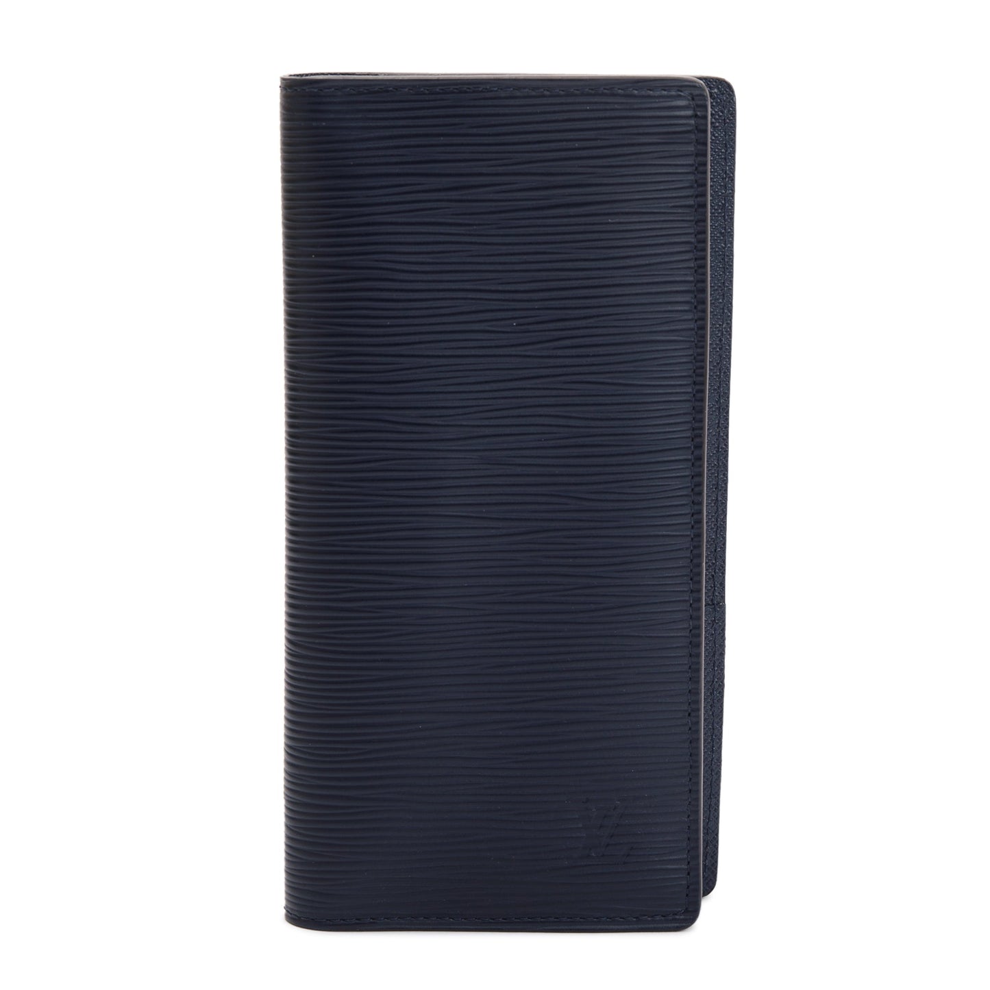 Louis Vuitton Navy Epi Leather Brazza Wallet