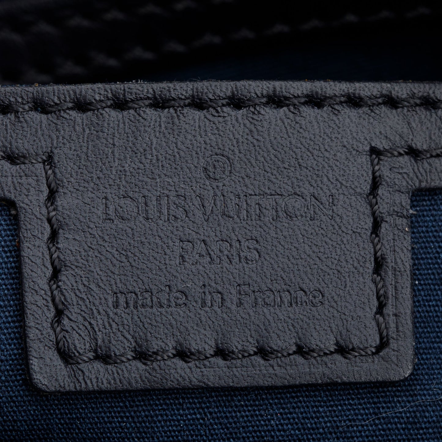 Louis Vuitton Navy Monogram Mini Lin Montsouris Backpack GM