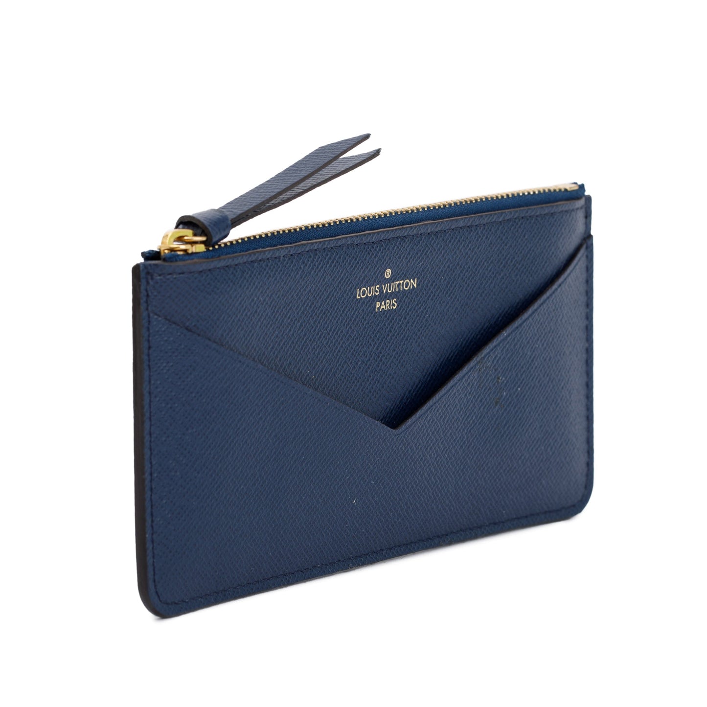 Louis Vuitton Navy Taiga Leather Jeanne Wallet Insert